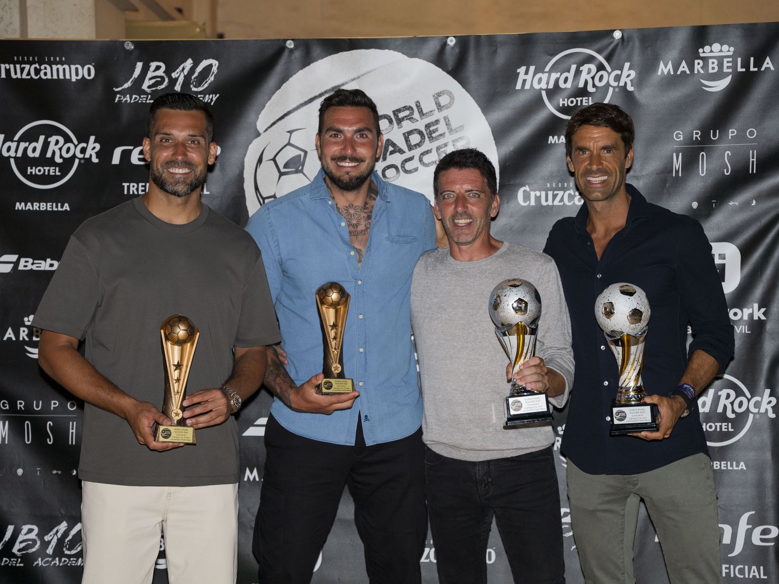 Moyá, Roberto, Javi Guerrero y Xabi Prieto.