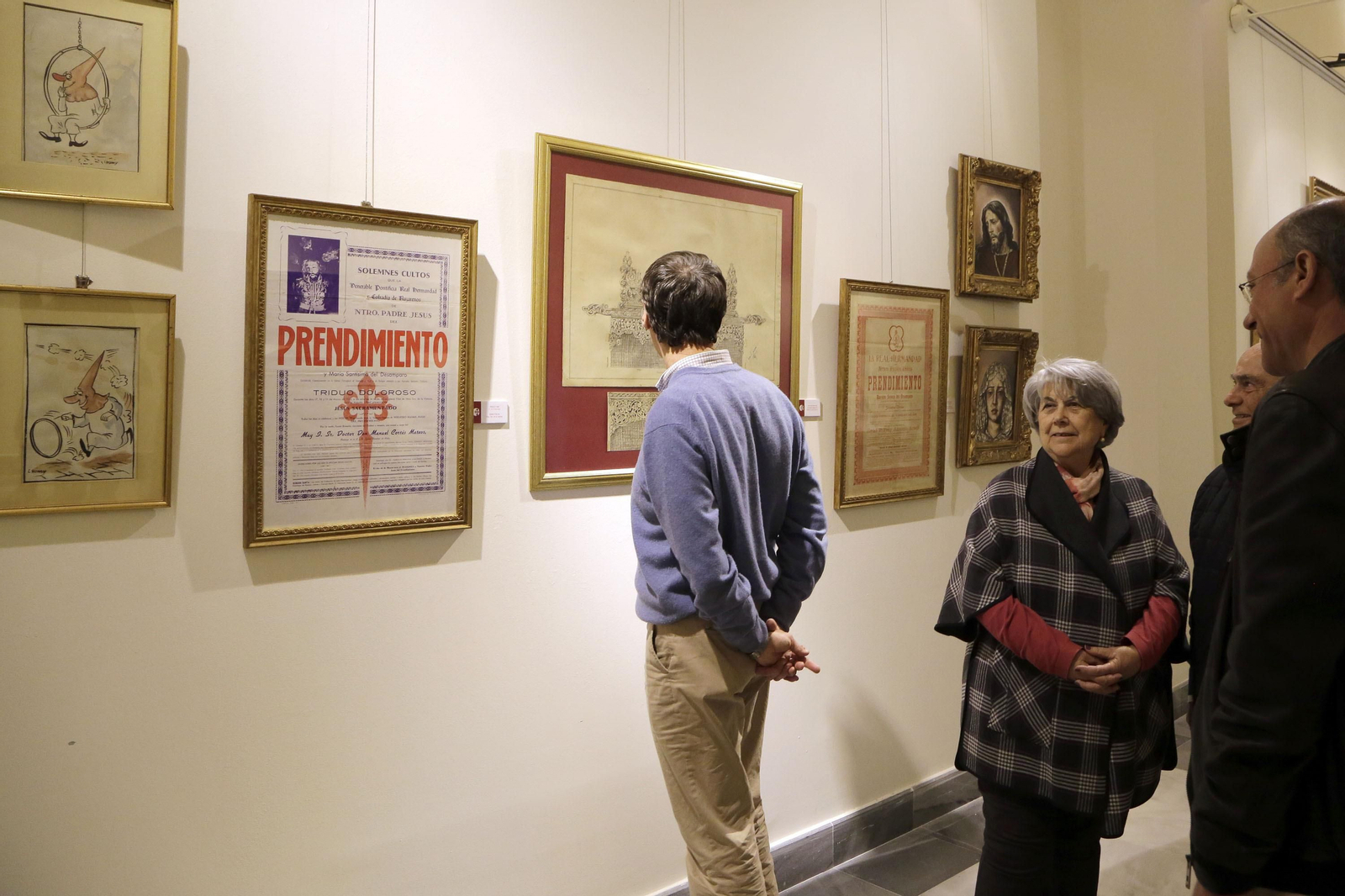 Inauguración de la exposición del Prendimiento en la sala De Profundis en los Claustros de Santo Domingo