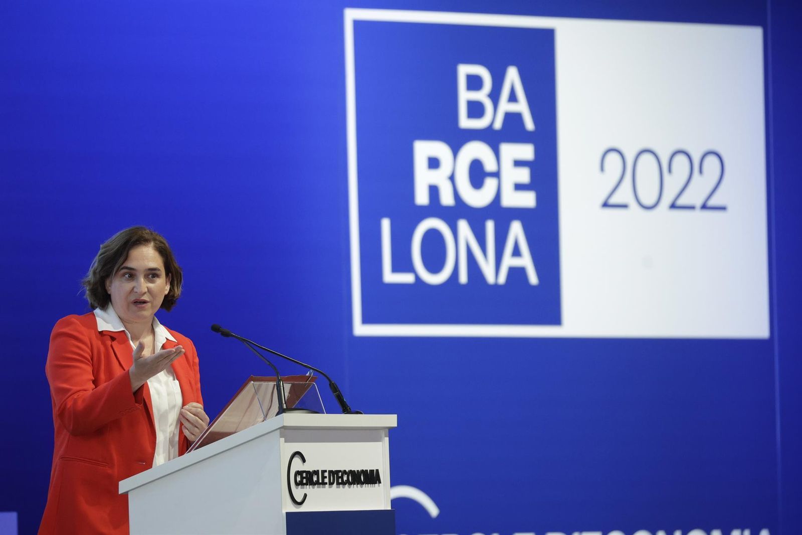 La alcaldesa de Barcelona, Ada Colau