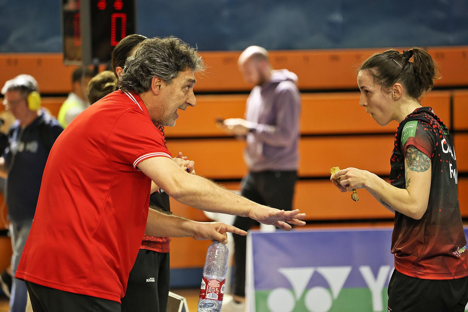 Imágenes de la final de liga de bádminton entre el IES La Orden y La RInconada