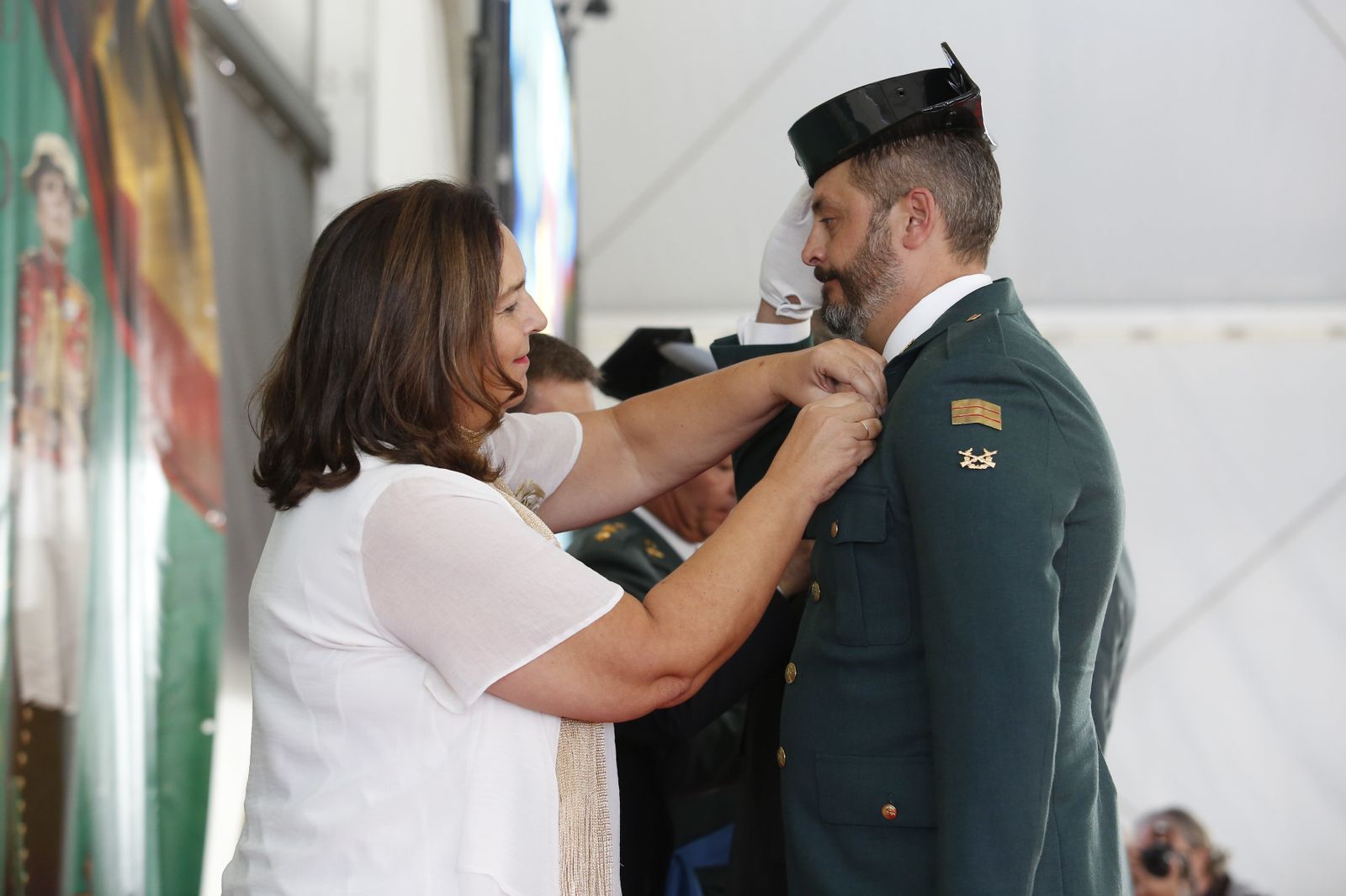 Imágenes del acto de celebración de la patrona de la Guardia Civil