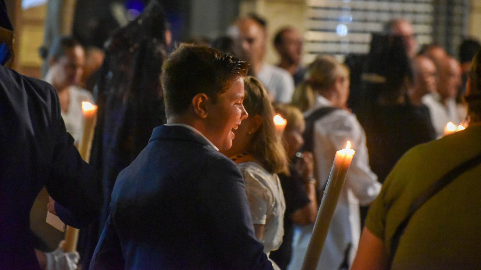 La Magna Mariana de Algeciras por la calle Convento, en imagenes