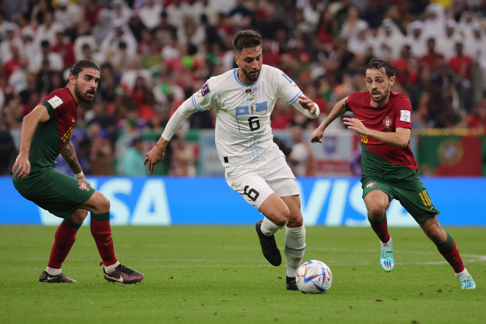 Las imágenes del Portugal - Uruguay