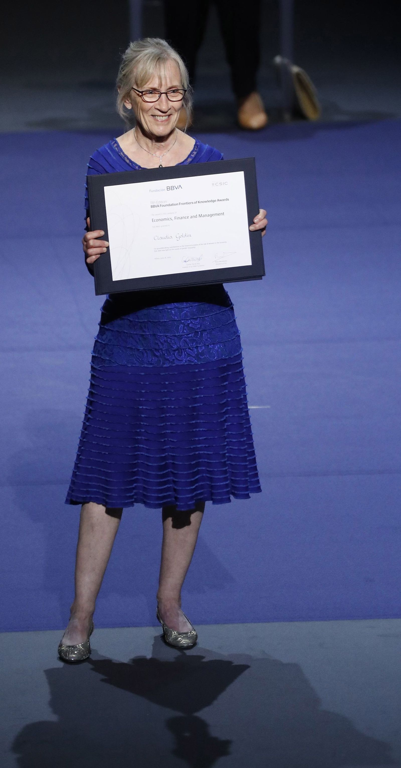 Claudia Goldin, ganadora del Nobel de Economía de 2023.