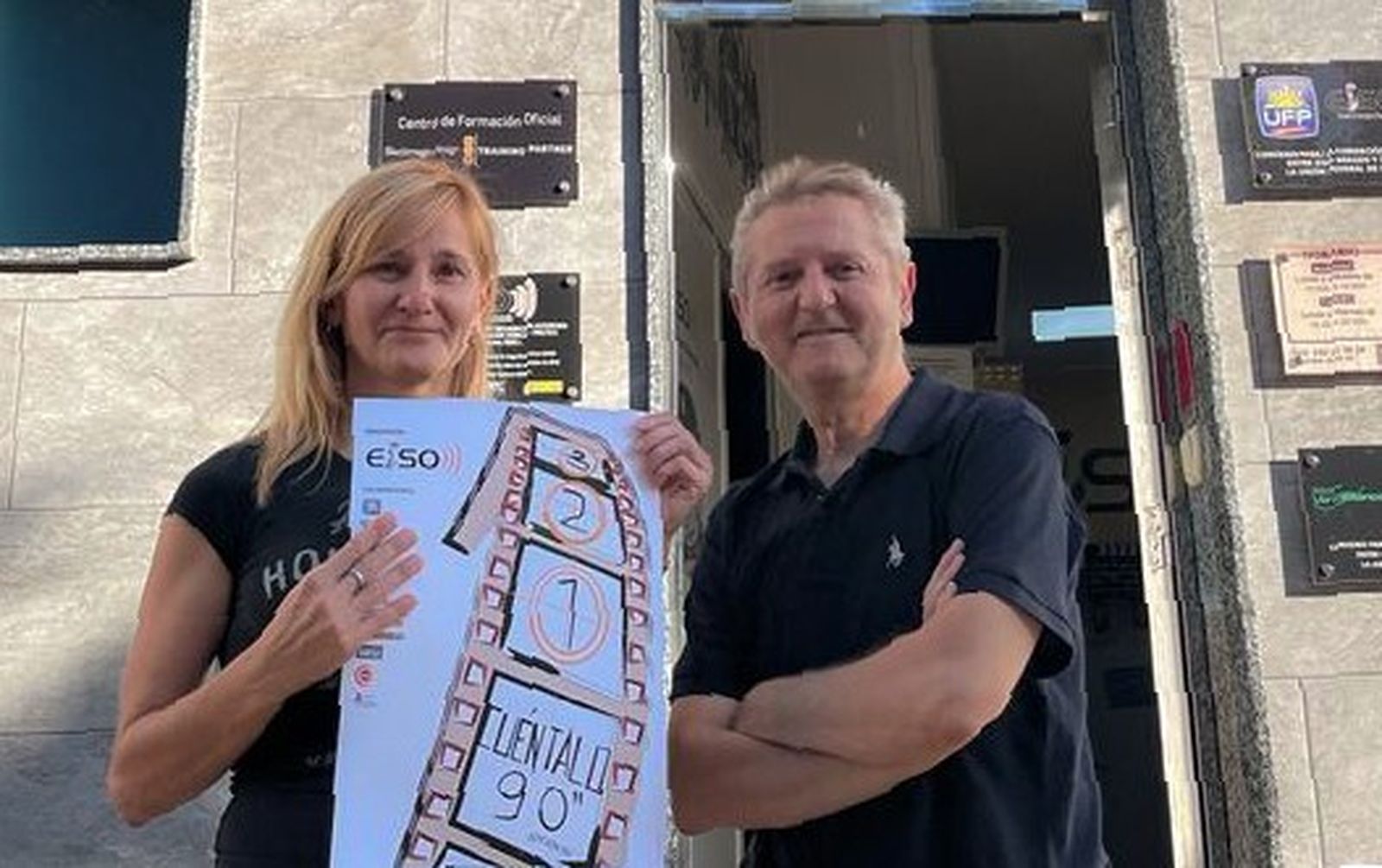 Inmaculada Vargas con Luis Serrano.