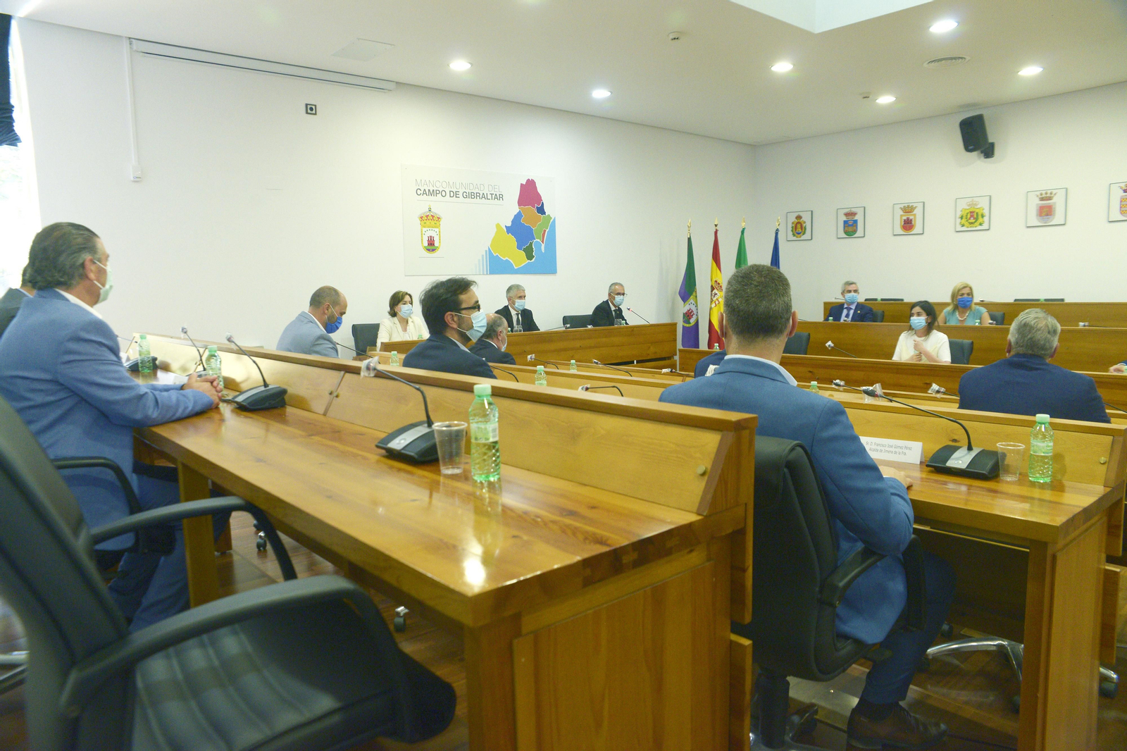 Fotos del Ministro de Interior Fernando Grande Marlaska en Algeciras