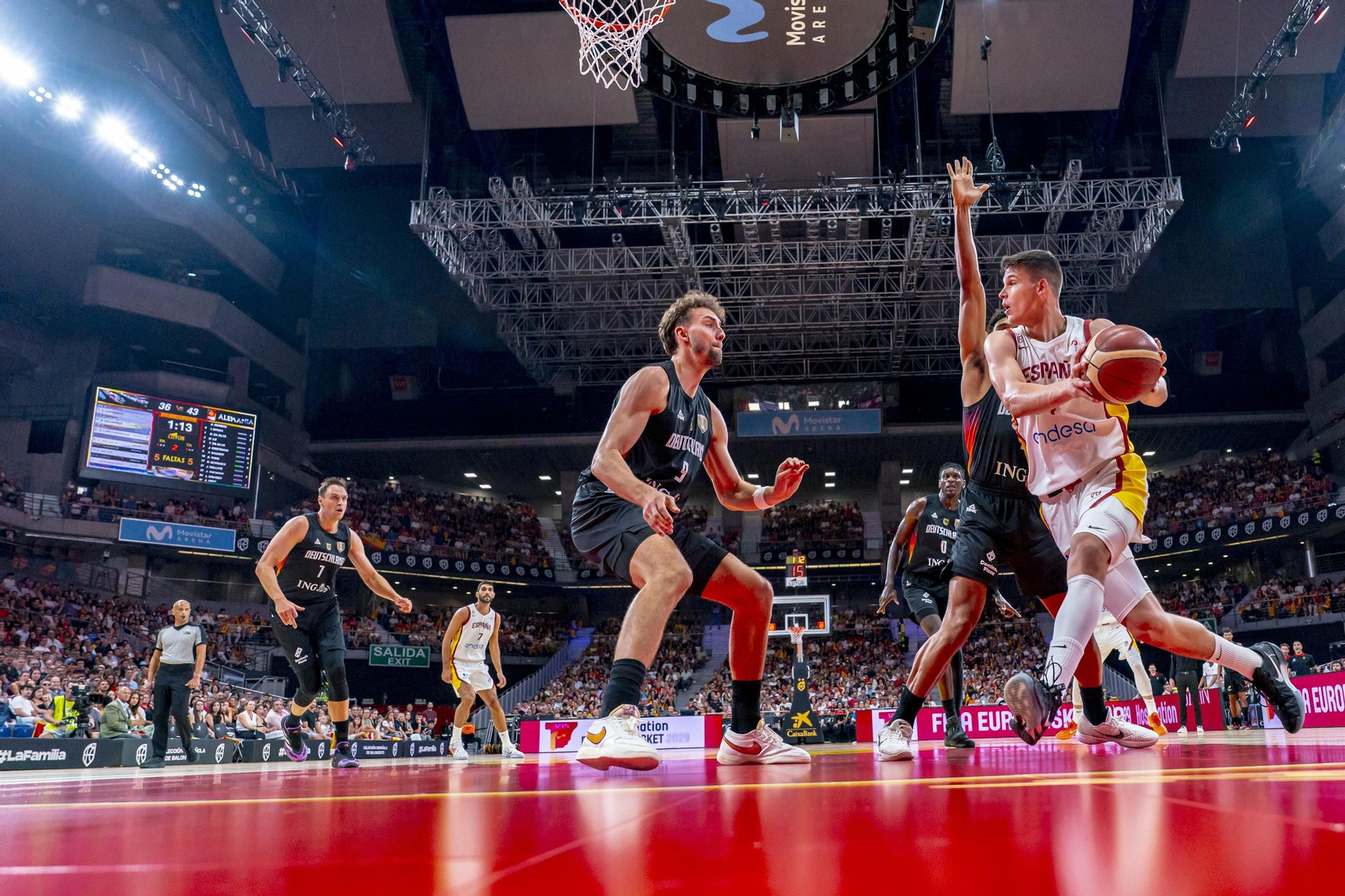 Las mejores fotos del España-Alemania de baloncesto