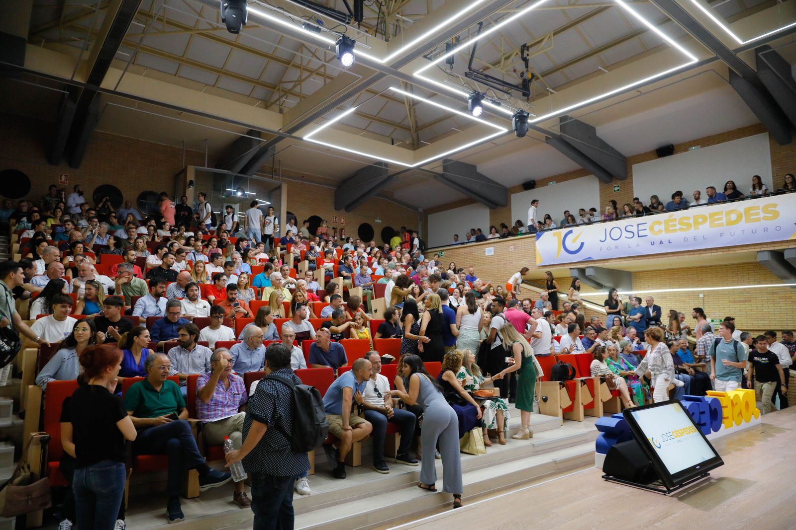 Inicio de la campaña electoral de José Céspedes como candidato a Rector de la Universidad de Almería-UAL