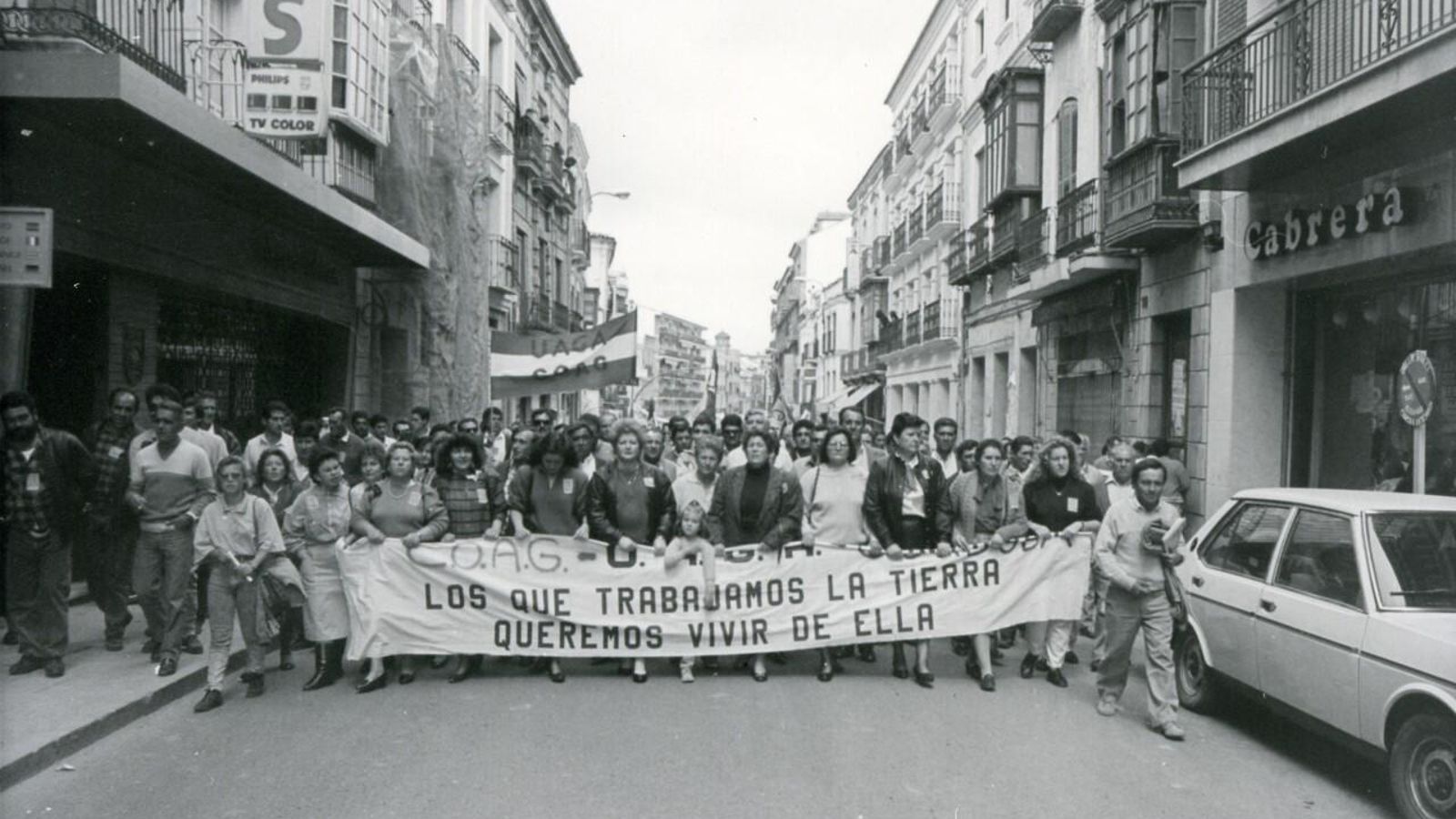 Imagen de otra manifestación en los primeros años de COAG