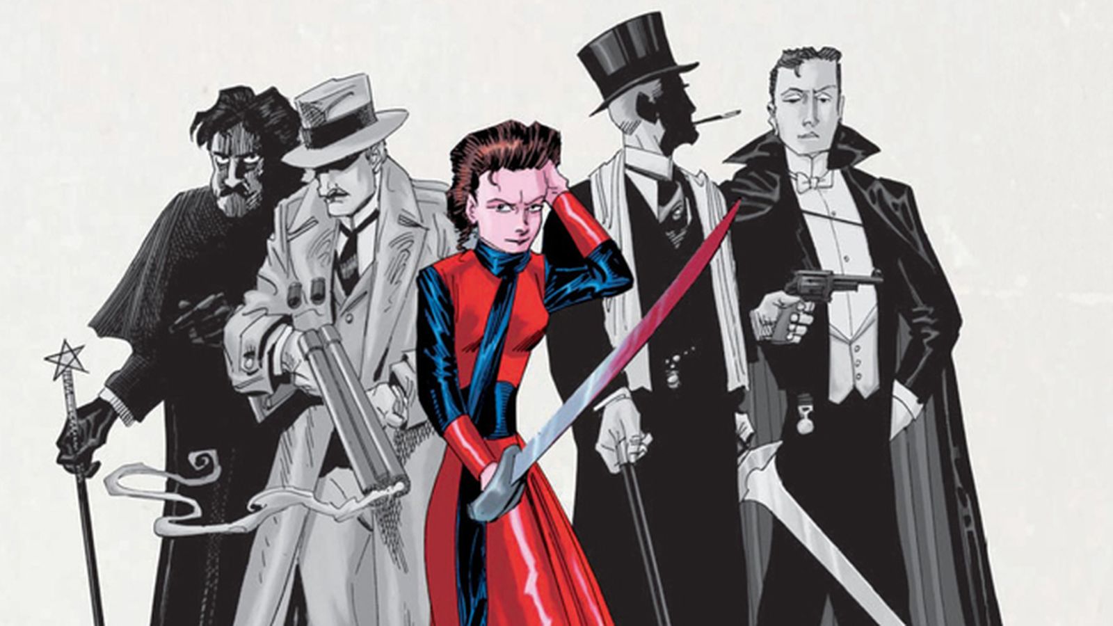 Los protagonistas de la serie.