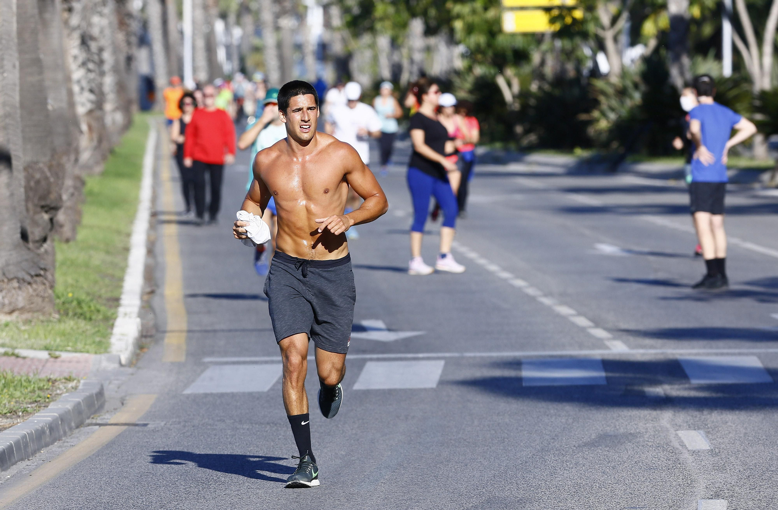 Los deportistas toman las calles, en fotos