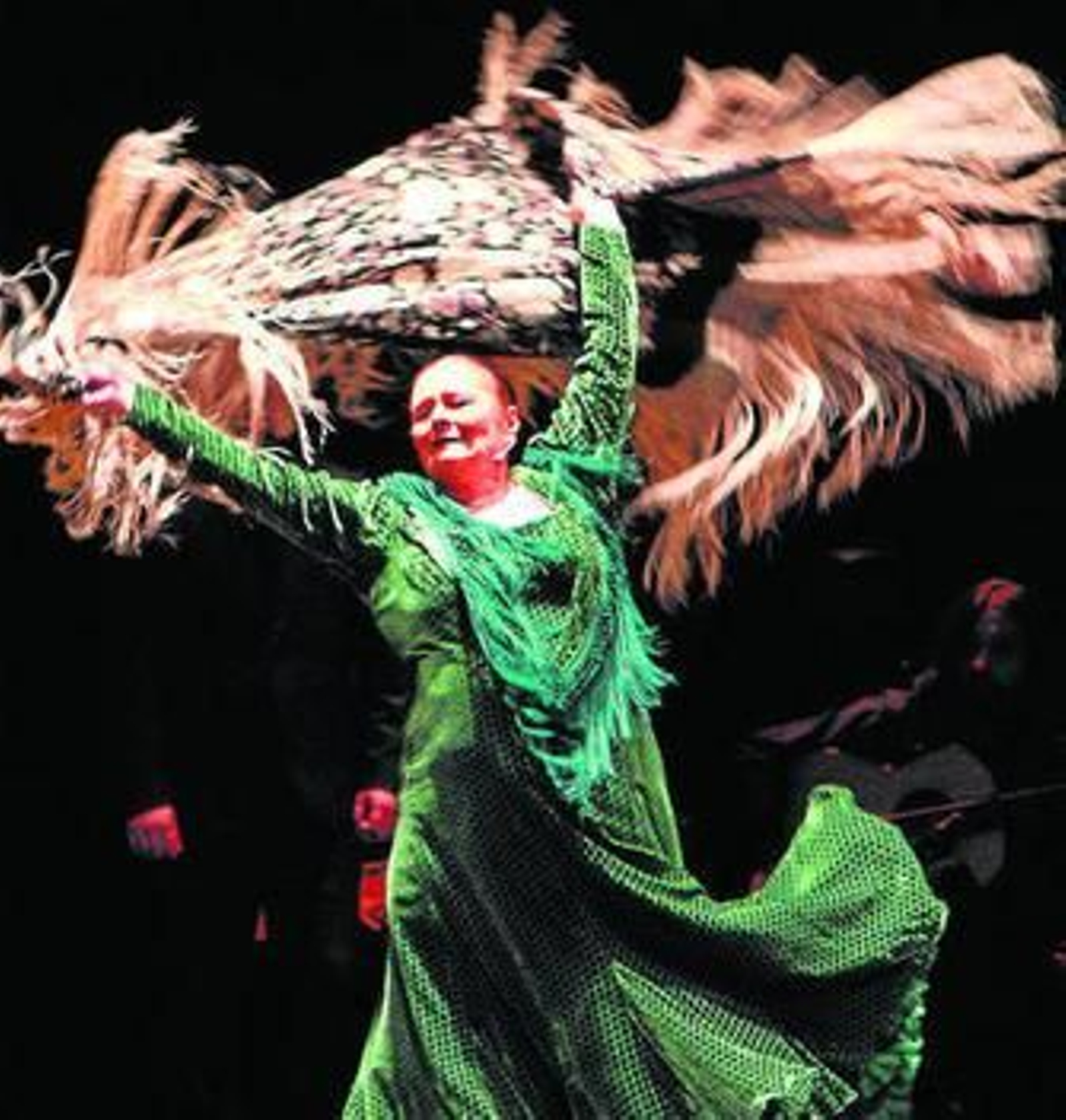 Coral, en su anterior visita a Jerez con 'Tórtola Valencia'.