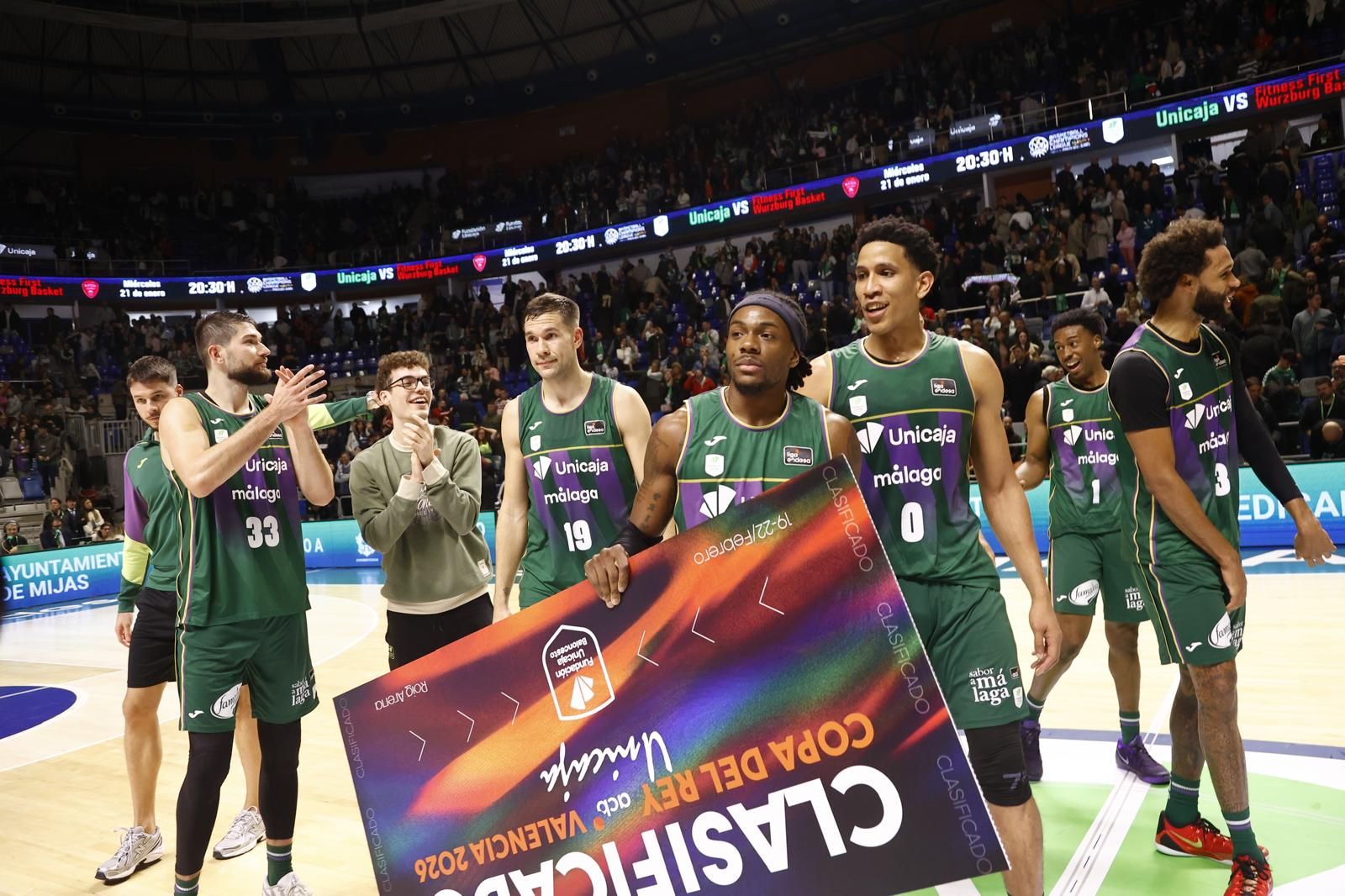 El Unicaja-Covirán Granada, en fotos