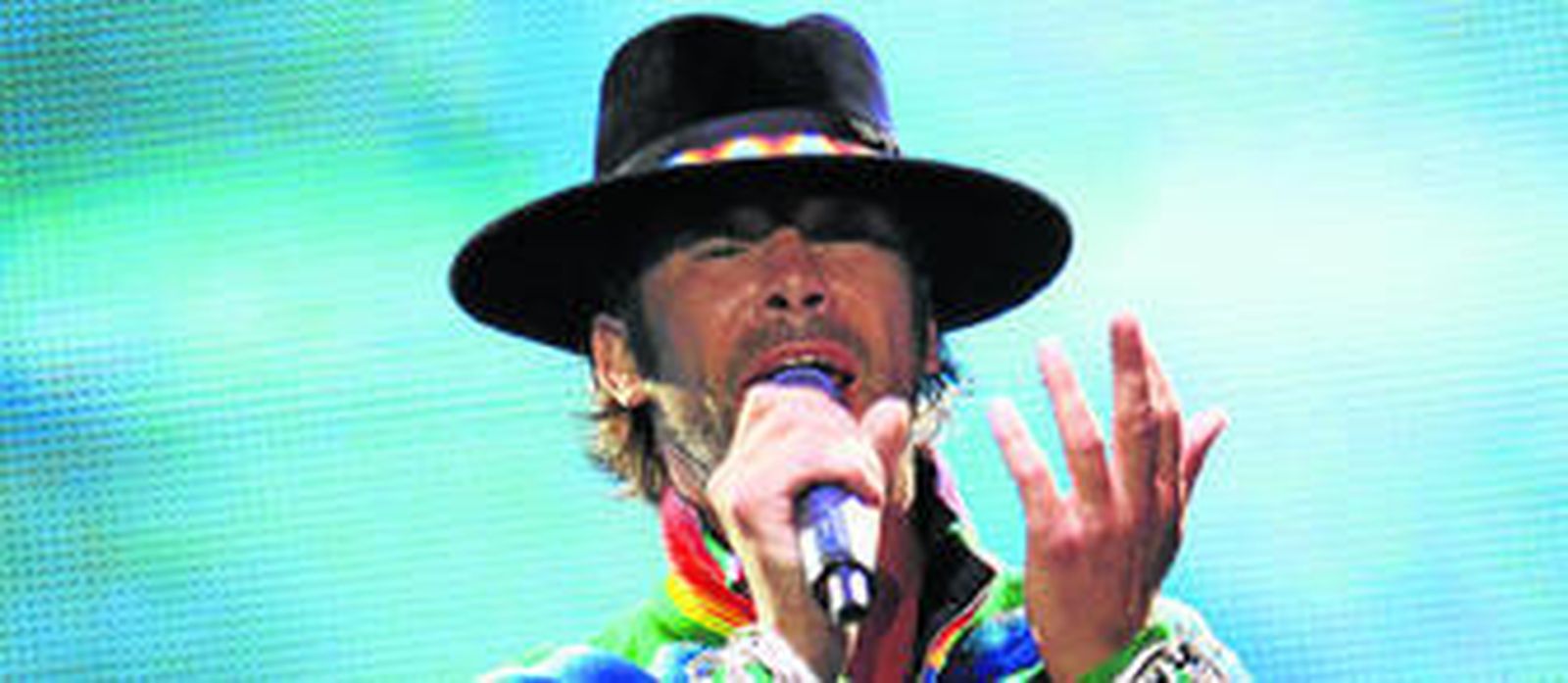 Un momento del concierto de Jamiroquai, anoche, en el Auditorio Municipal de Málaga.