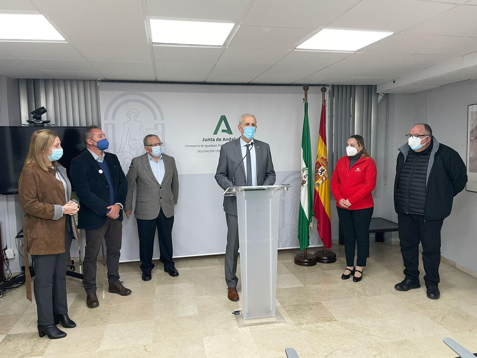 Manuel Montalvo anuncia las ayudas al Tercer Sector en Granada.