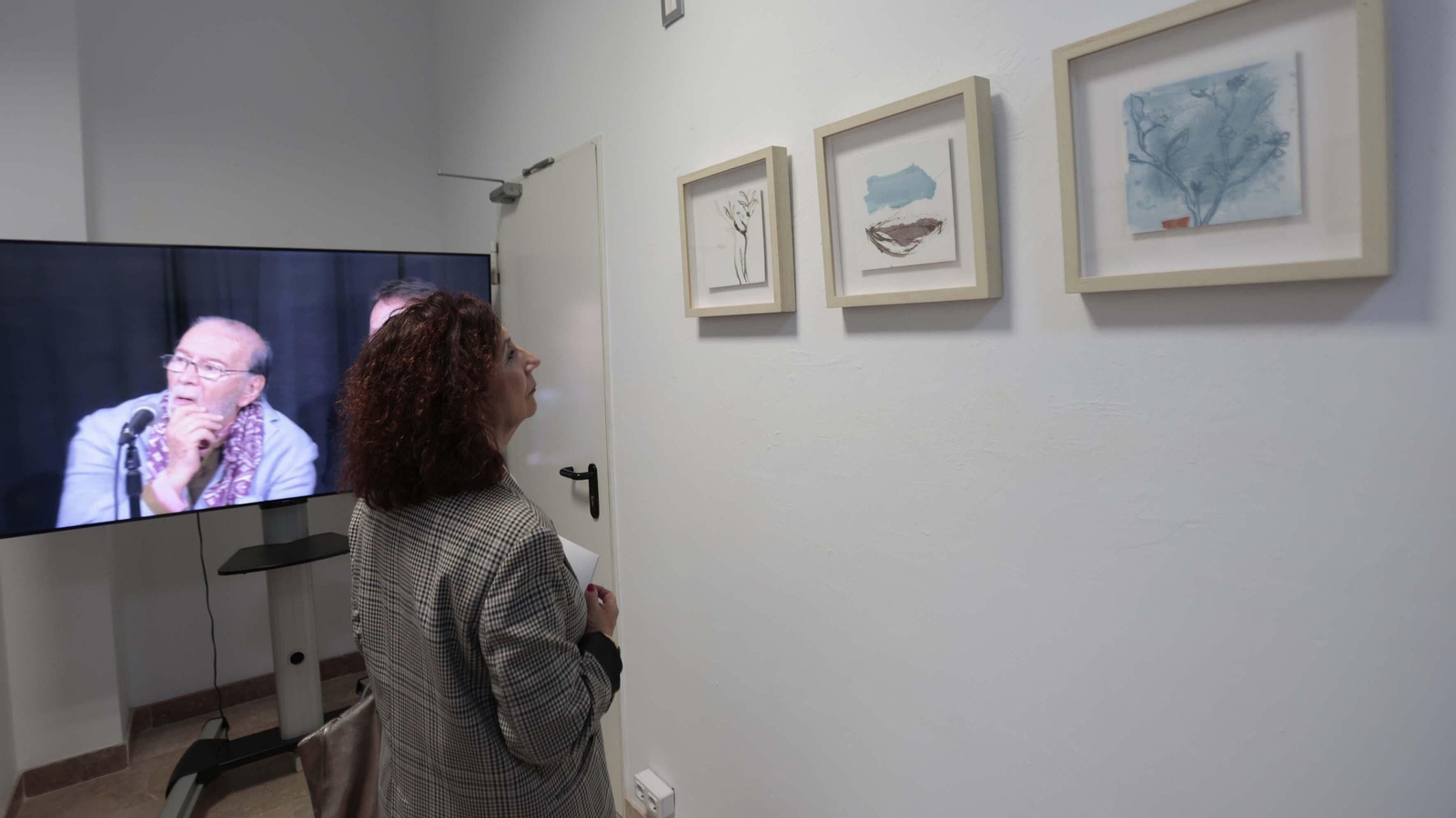 Las fotos de la inauguración de la exposición de Blanca Orozco "Lo que renace"