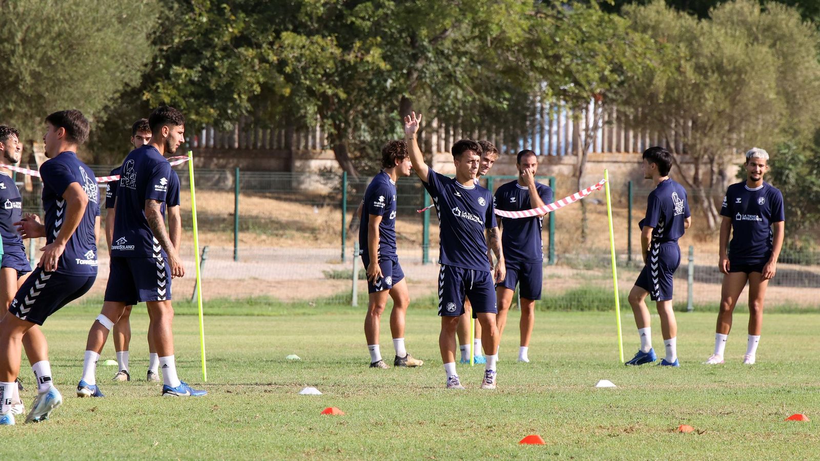 Imágenes del entrenamiento del Xerez DFC en el 'Pepe Ravelo' de Chapín