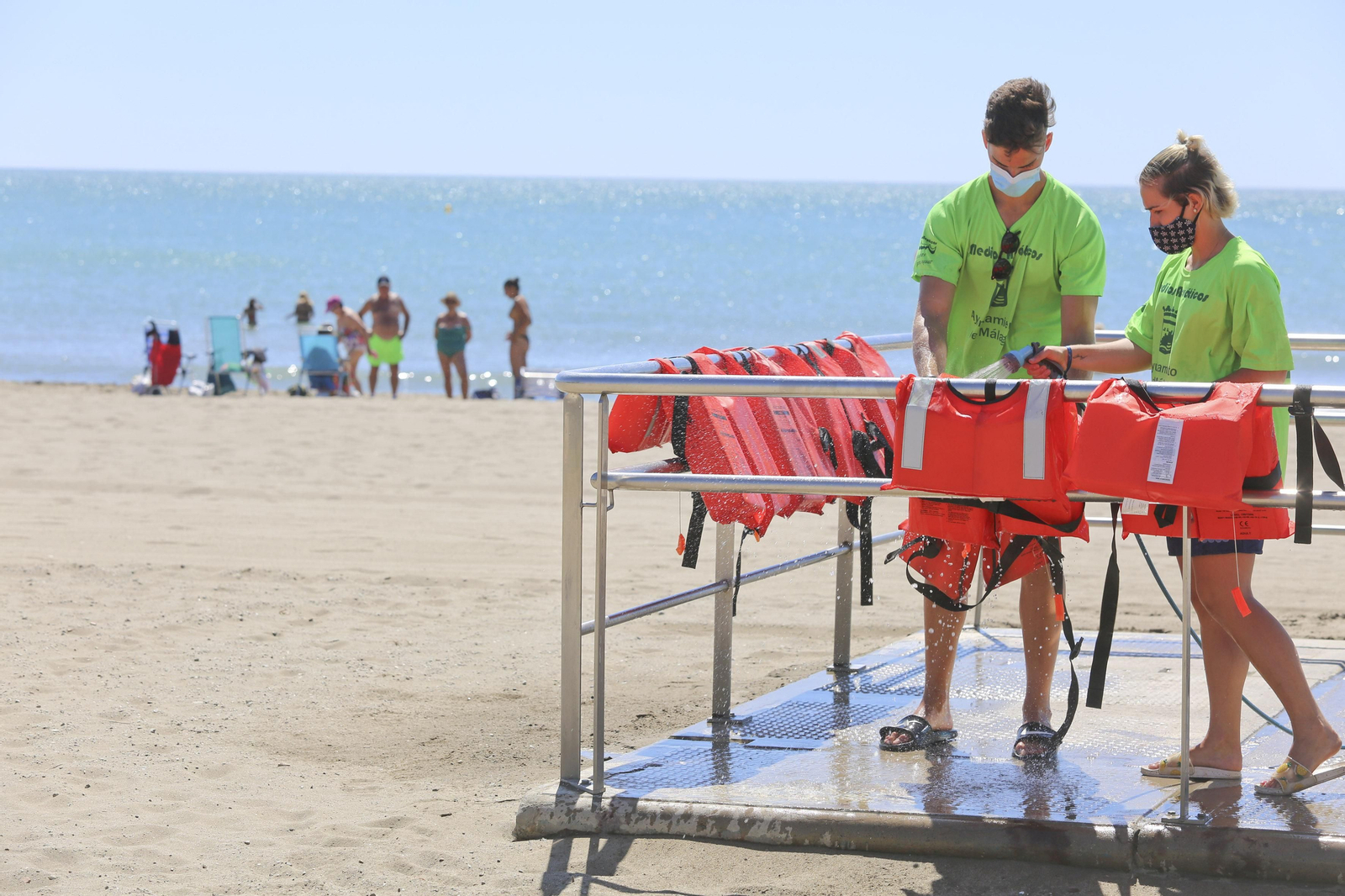 Fotos de la playa en Málaga, donde escapar del calor