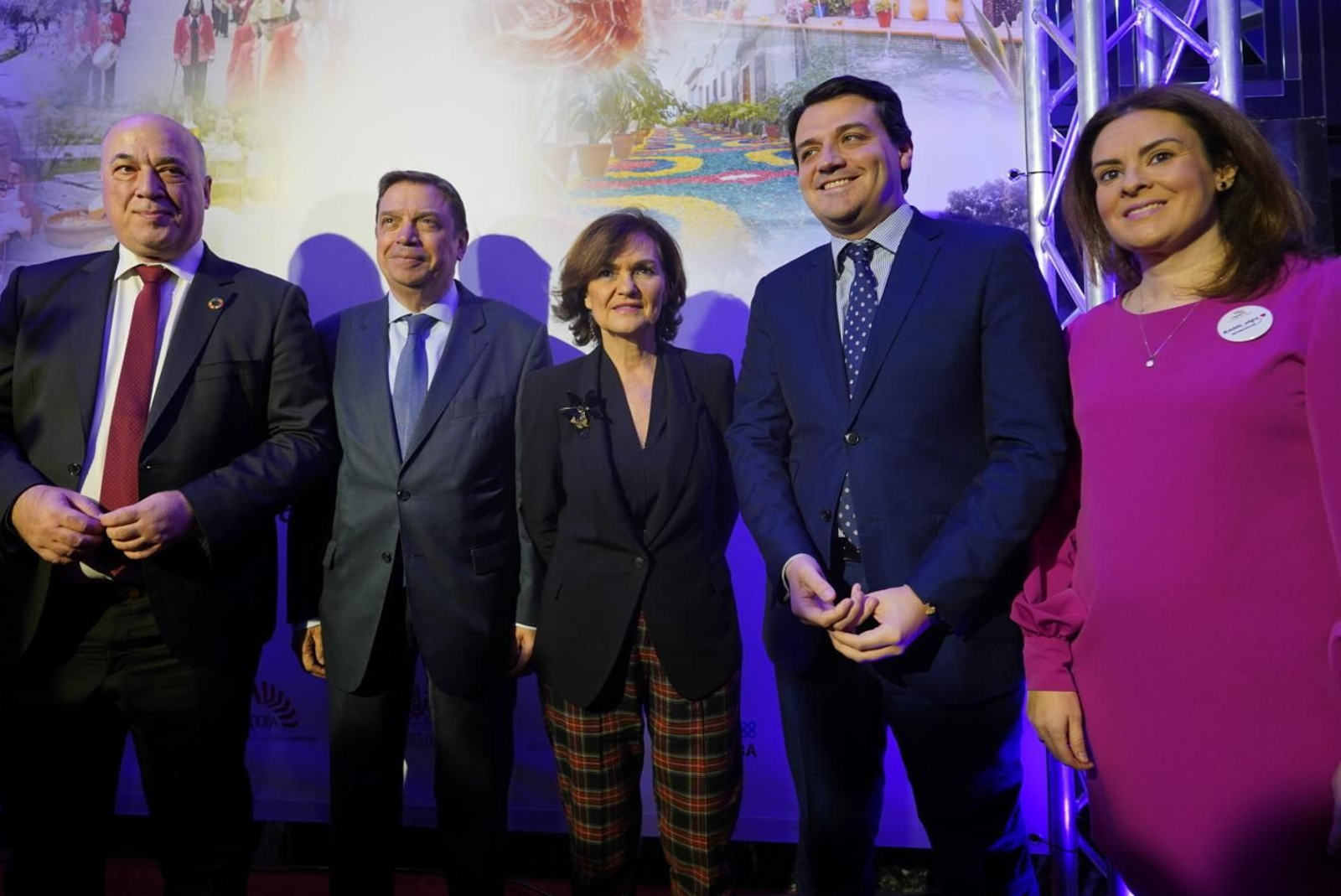 Antonio Ruiz, Luis Planas, Carmen Calvo, José María Bellido e Inmaculada Silas.