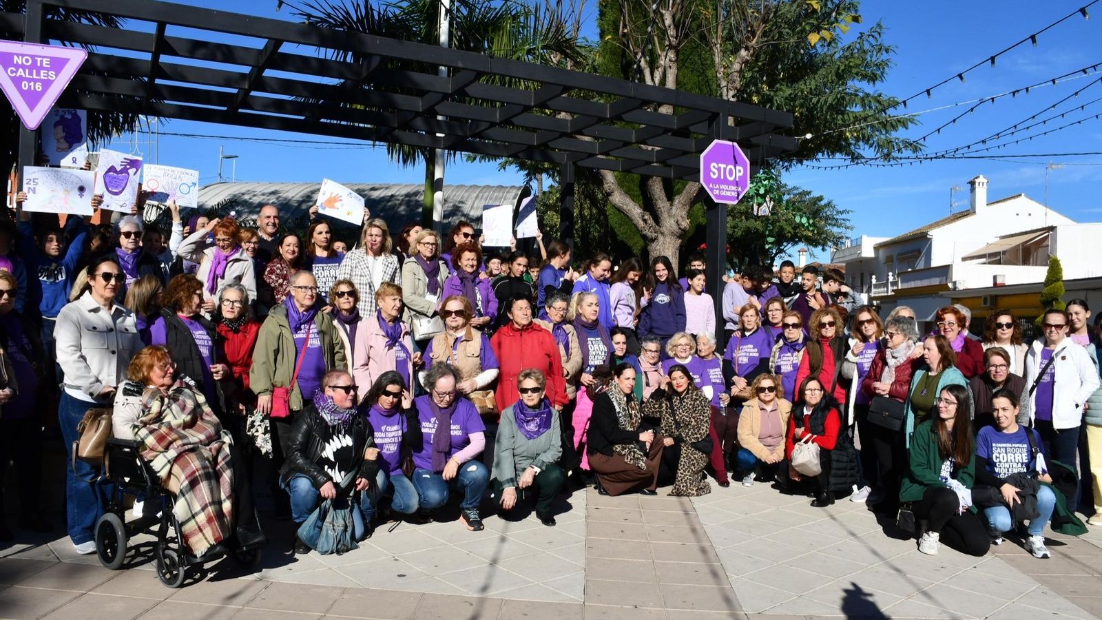 Acto del 25-N en San Roque.