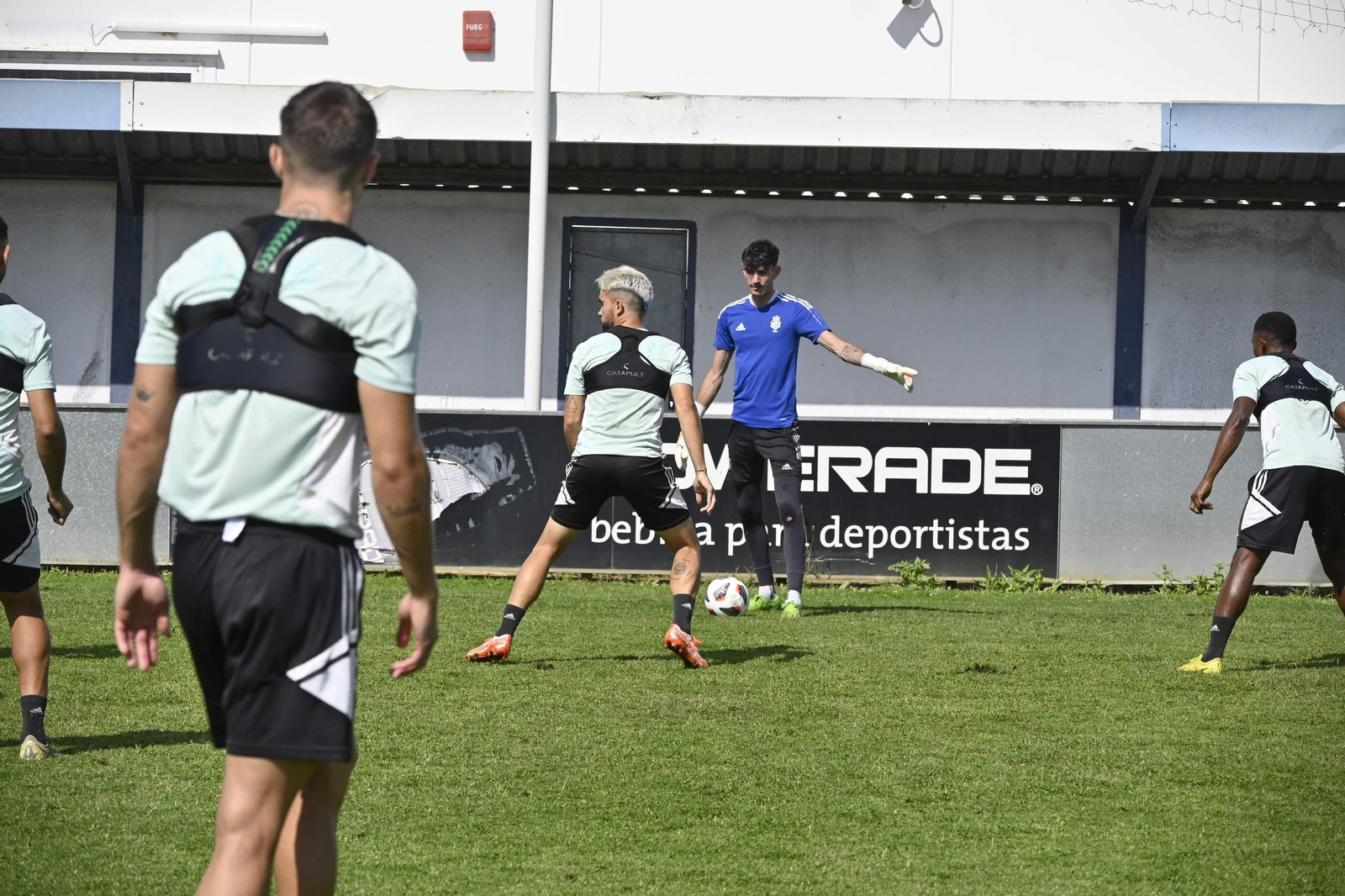 Entrenamiento del Recreativo en Huelva, en imágenes