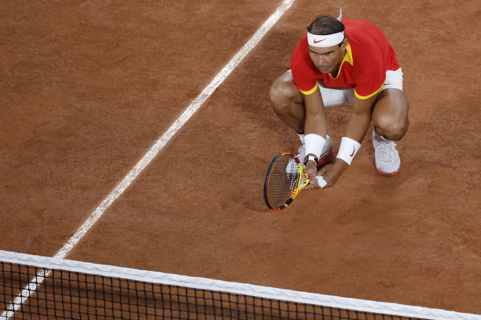 Las mejores fotos del estreno de Alcaraz y Nadal como pareja de dobles en los Juegos Olímpicos de París