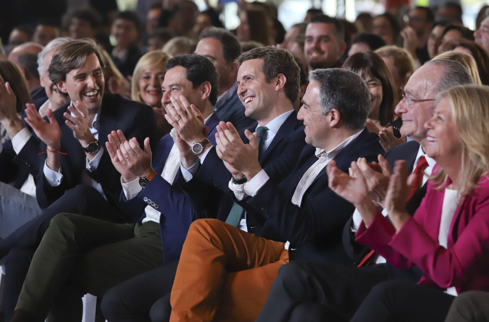 Las fotos del mitin de Pablo Casado en Málaga