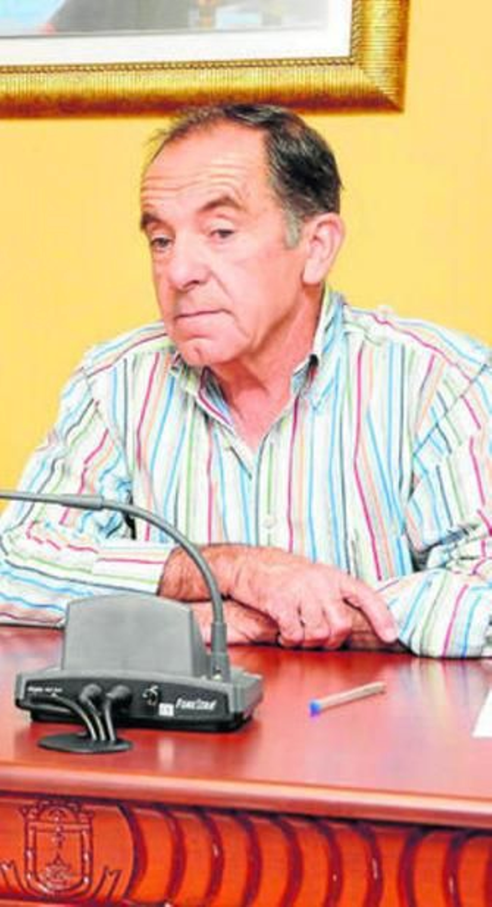 José Ropero en una reciente rueda de prensa en el Ayuntamiento.