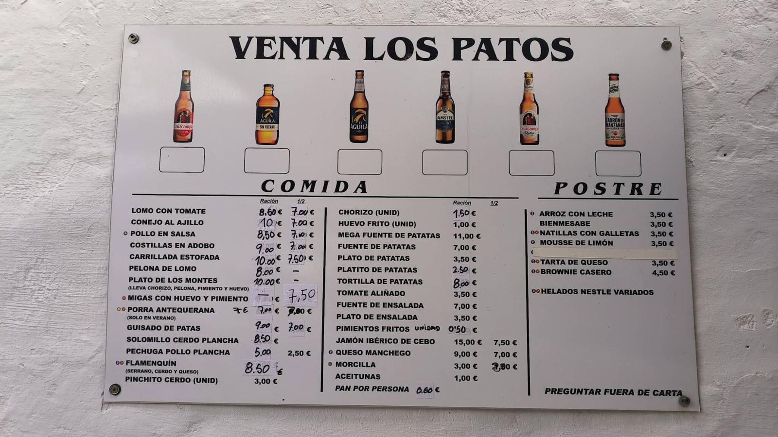 Precios de la Venta Los Patos.