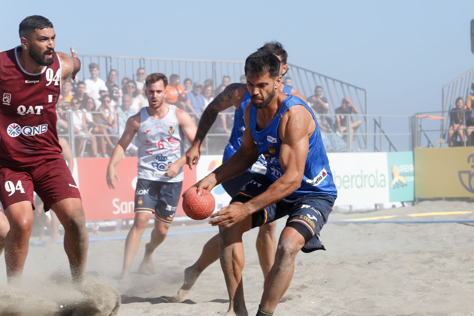 Las fotos del Torneo Internacional  de España de balonmano playa de La Línea