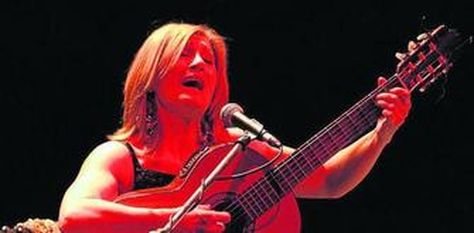 Sensi Falán en concierto.