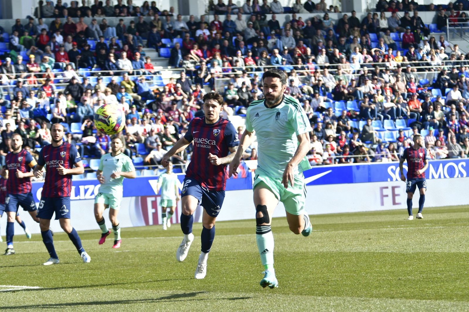 Jorge Molina salió en la segunda mitad.