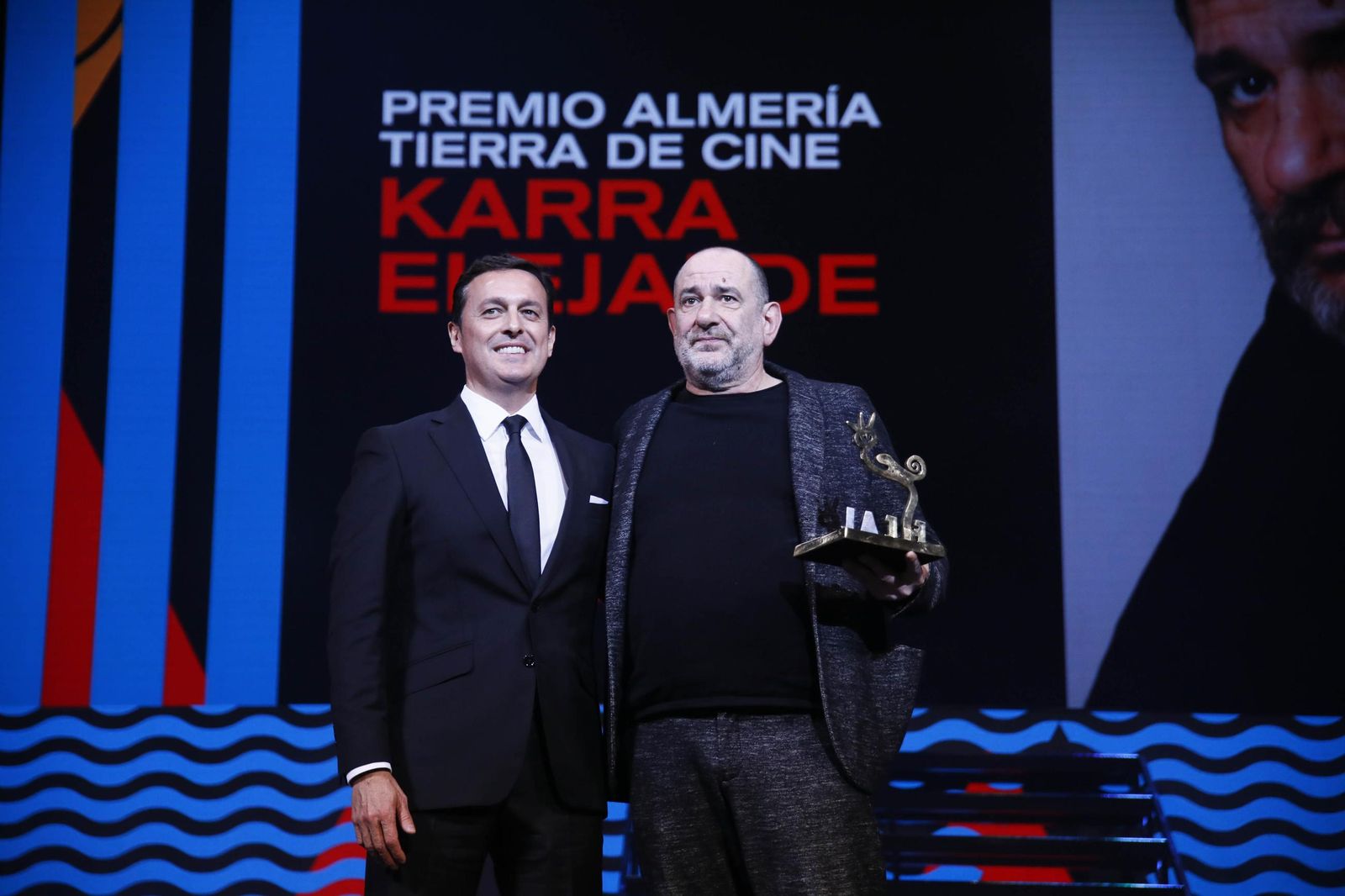 Las imágenes de la gala del Festival Internacional de Cine de Almería (Fical) con el premio 'Almería, tierra de cine' a Karra Elejalde