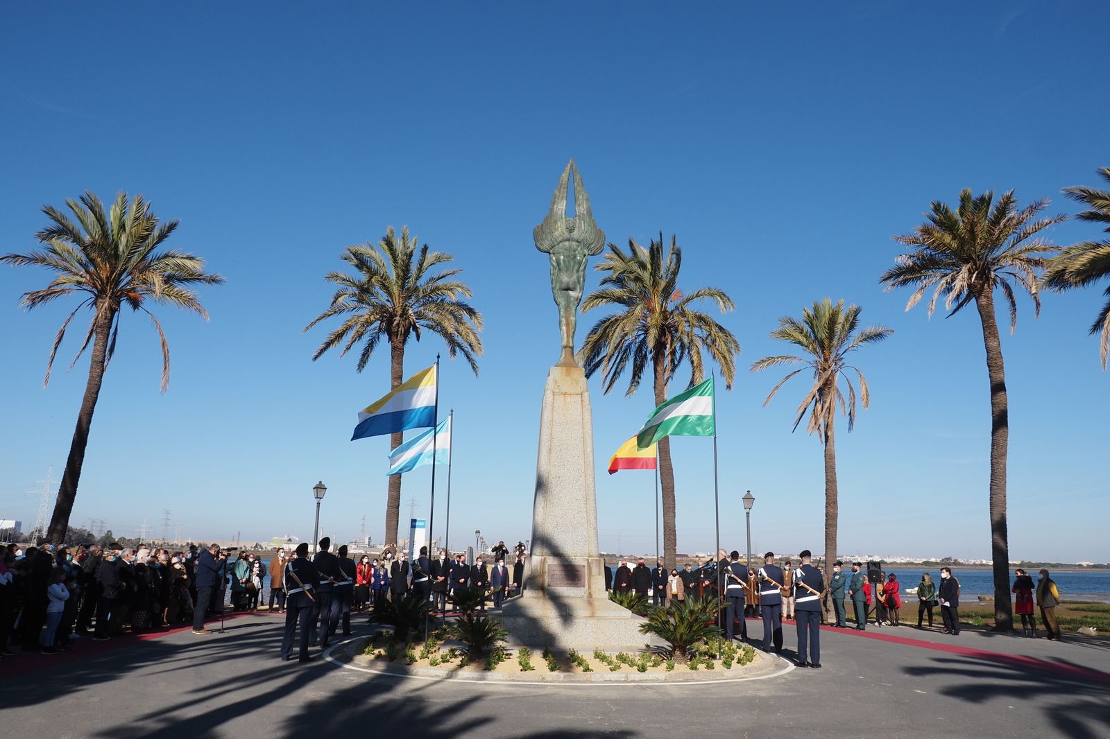 Imágenes de los actos del el 96º Aniversario de la partida del Plus Ultra desde Palos de la Frontera