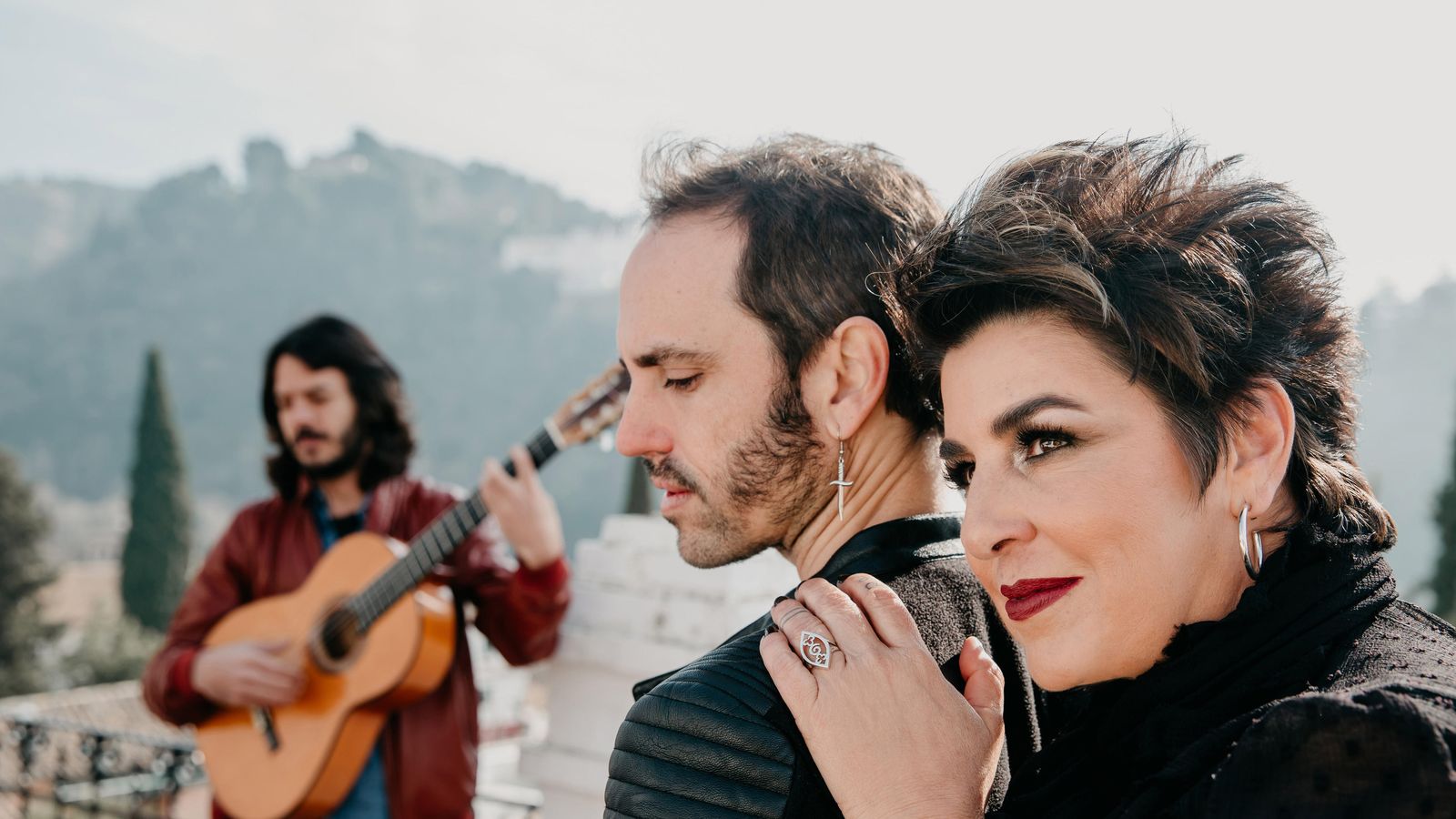 Amparo Sánchez, con sus músicos, en una imagen promocional.