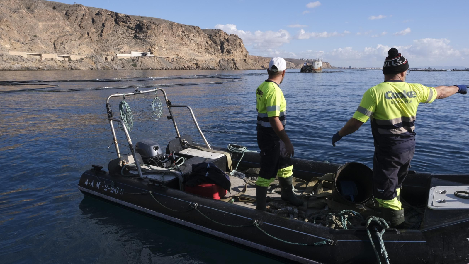 La piscifactoría de El Cañarete, en imágenes