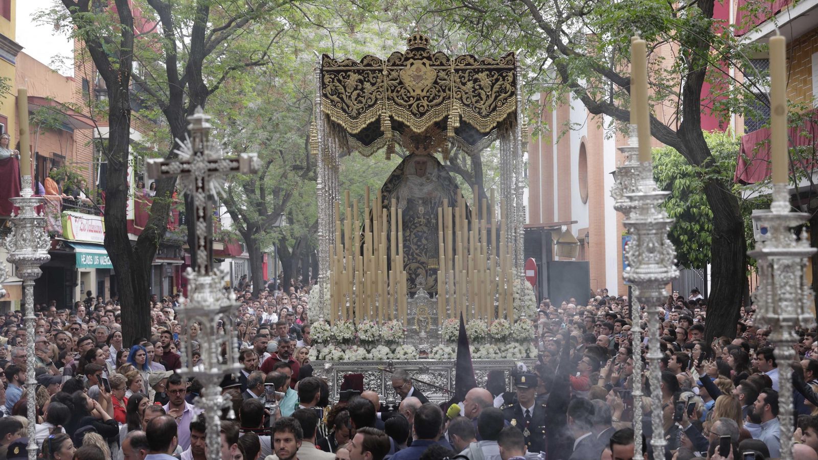 Una imagen de la Virgen de los Dolores.