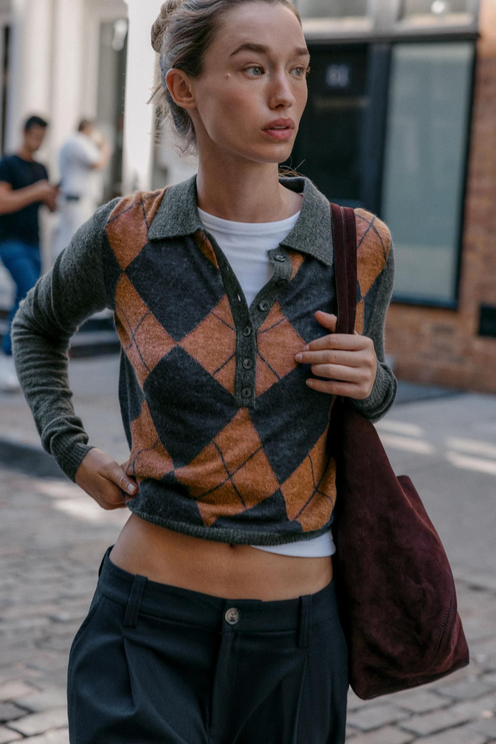 Jersey tipo polo de Zara.