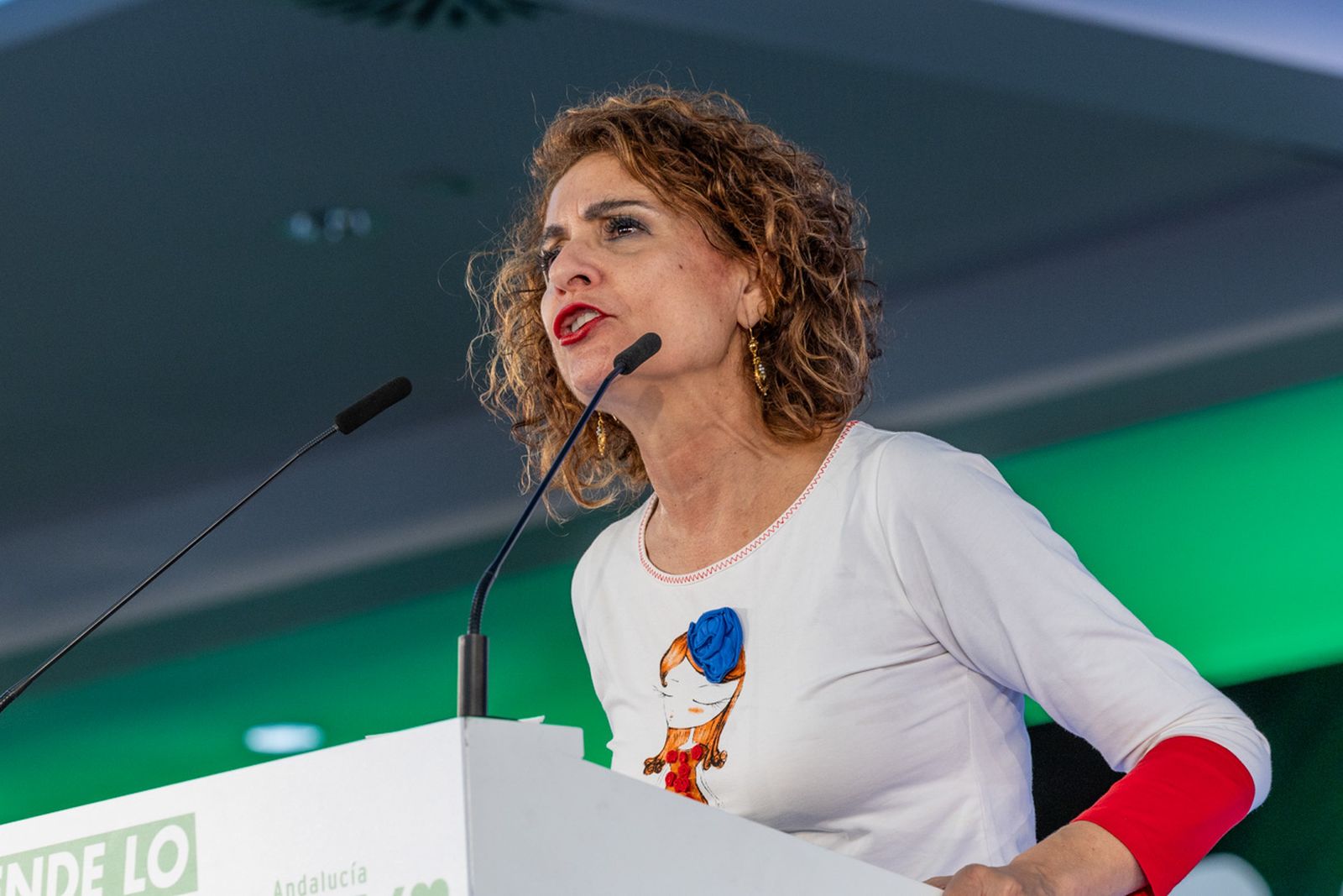 Acto en defensa de los servicios públicos para celebrar el 28F en Jaén