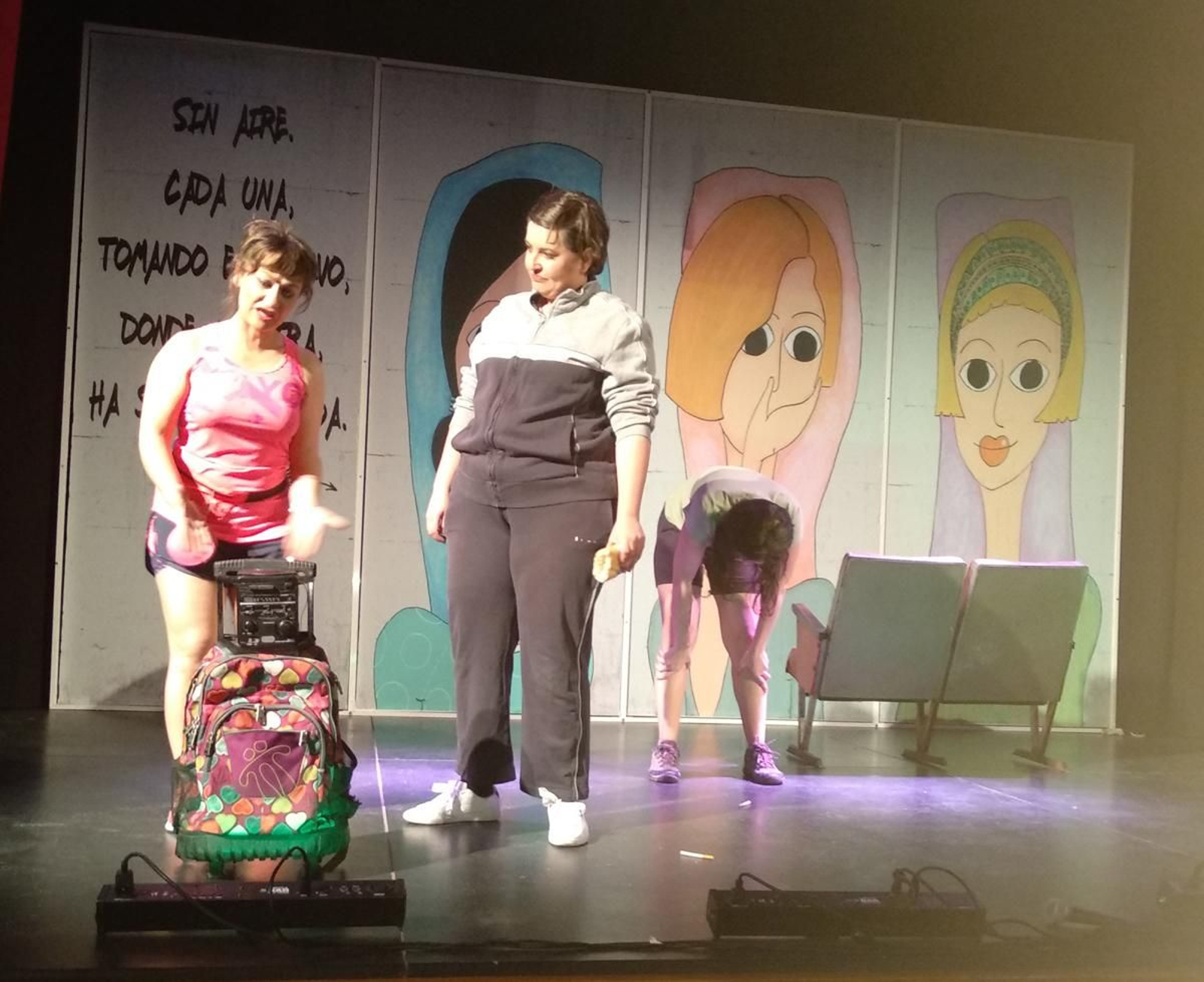 Obra de teatro 'Divorciadas, evangélicas y vegetarianas'.