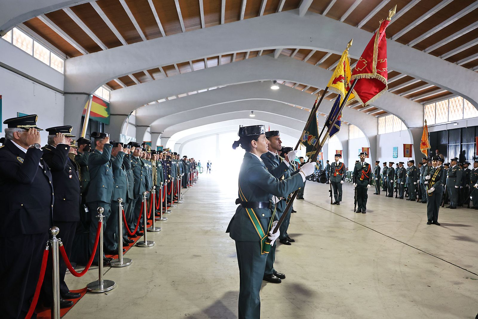 Imágenes de la jura del cargo de Julio Serrano Checa como Jefe de la Comandancia de la Guardia Civil de Huelva