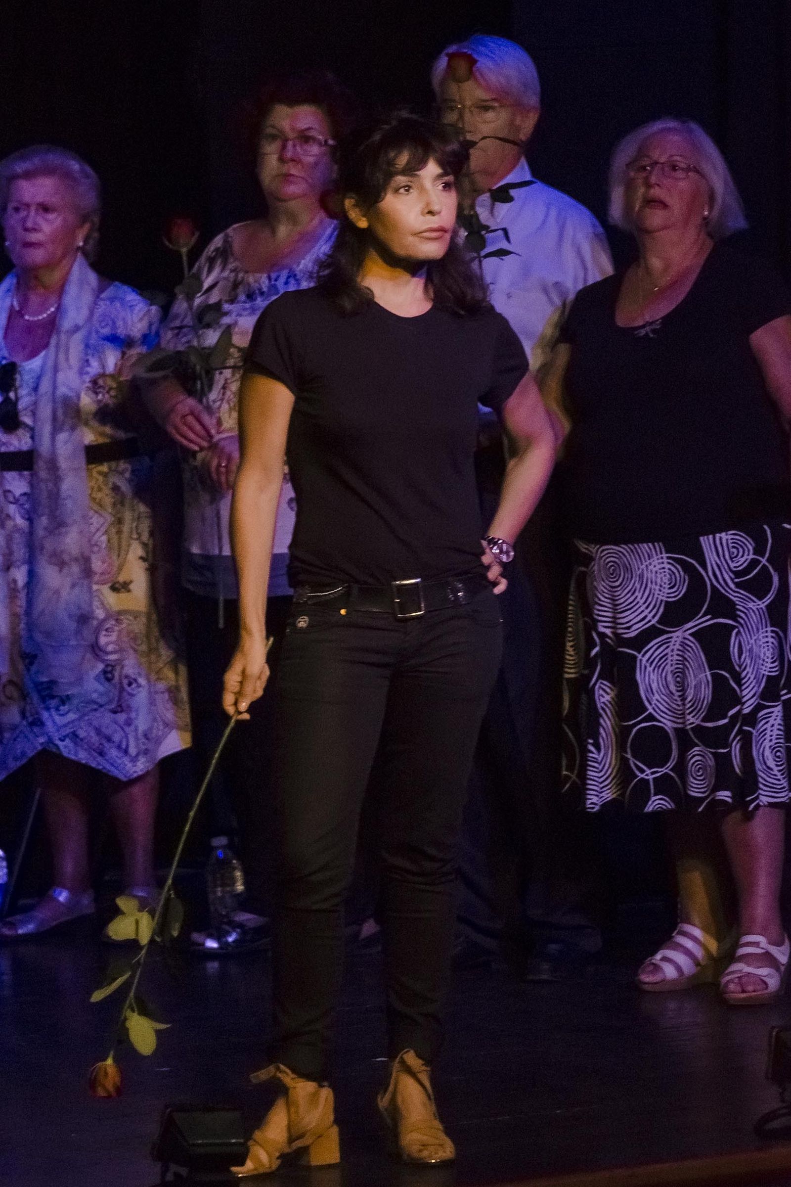 Blanca Marsillach en una representación anterior de 'Entre versos y Marsillach'.