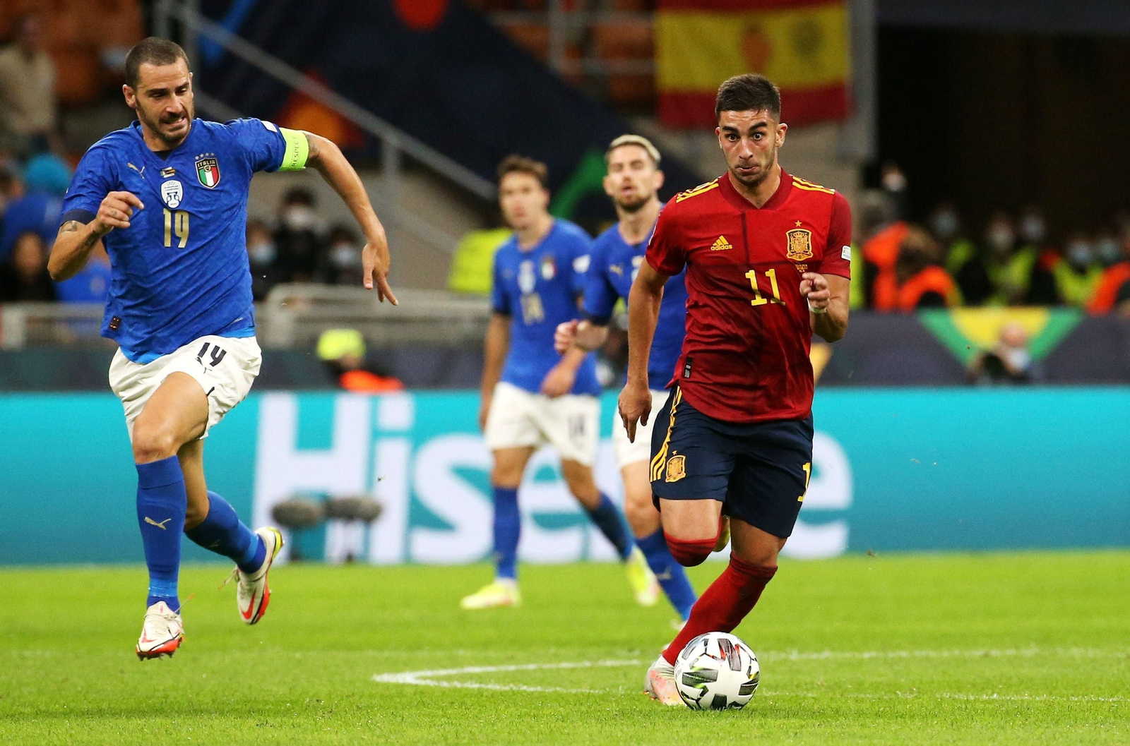 El Italia-España de la Liga de Naciones, en imágenes