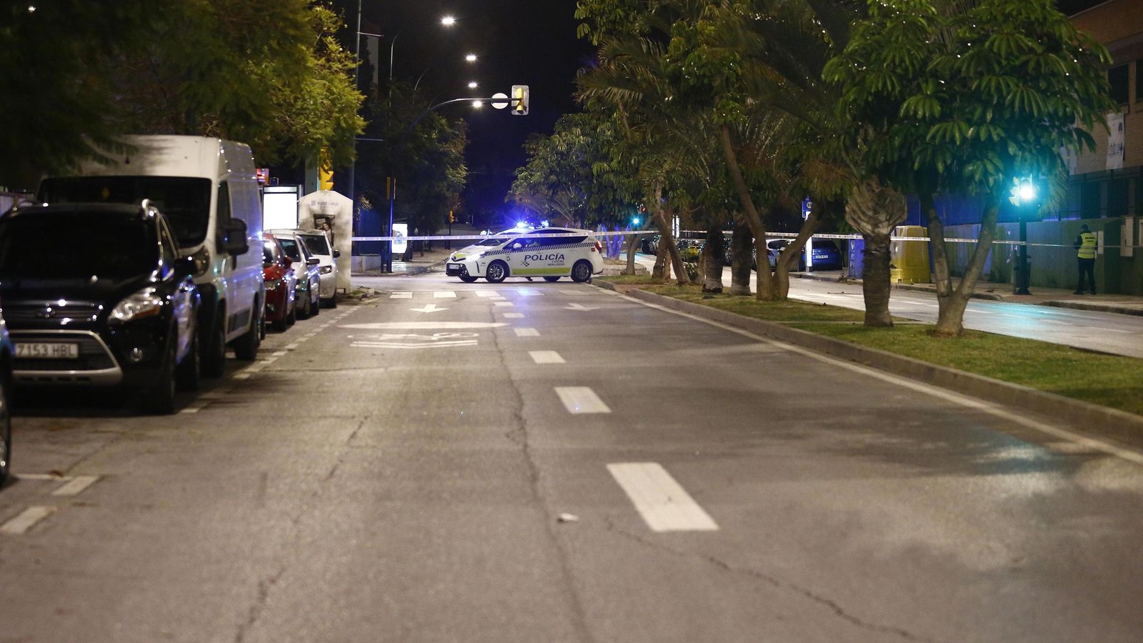 Zona permitrada por la Policía Local.