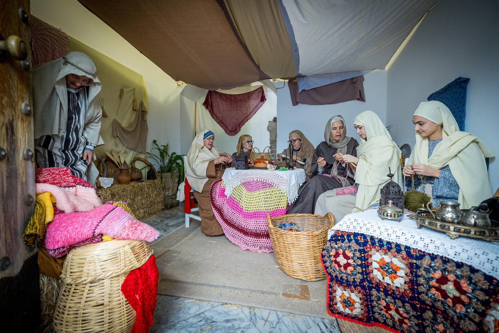 Las imágenes del belén viviente de Medina 2025