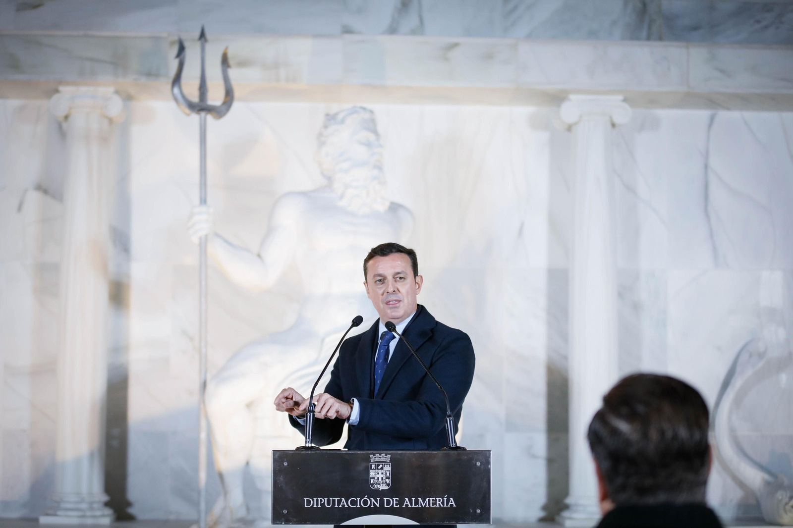 Imágenes de la inauguración de la plaza Almería en Macael