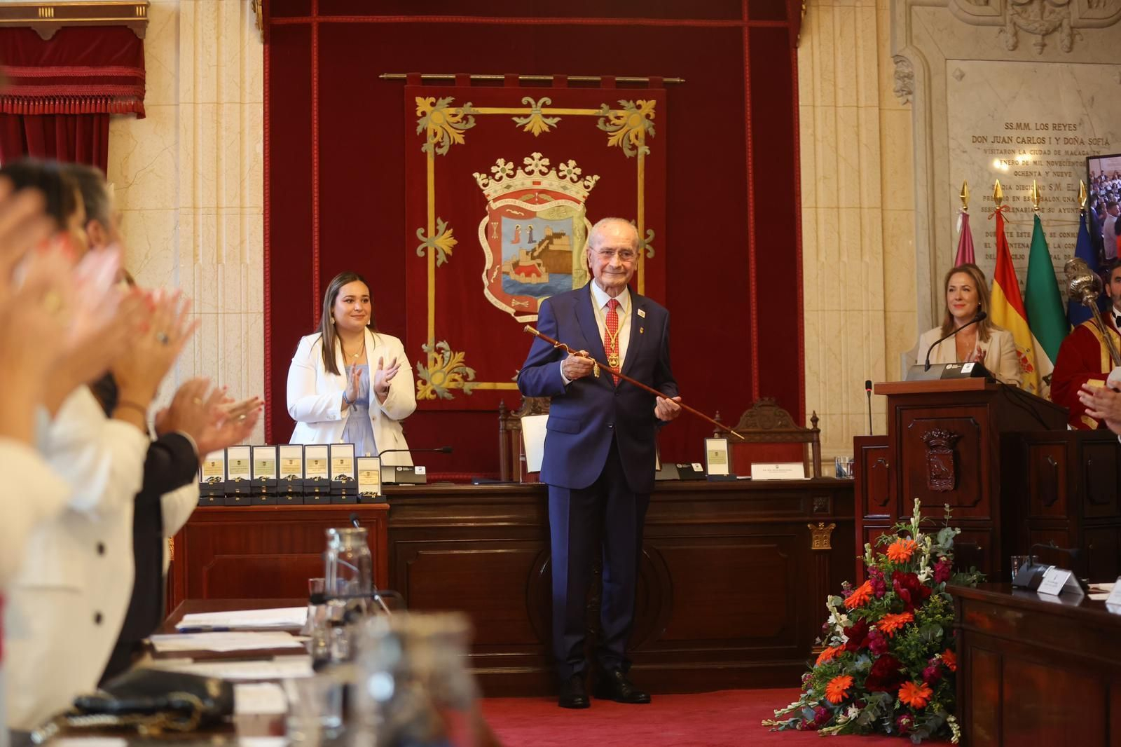 Francisco de la Torre, en su toma de posesión Francisco de la Torre, en su toma de posesión