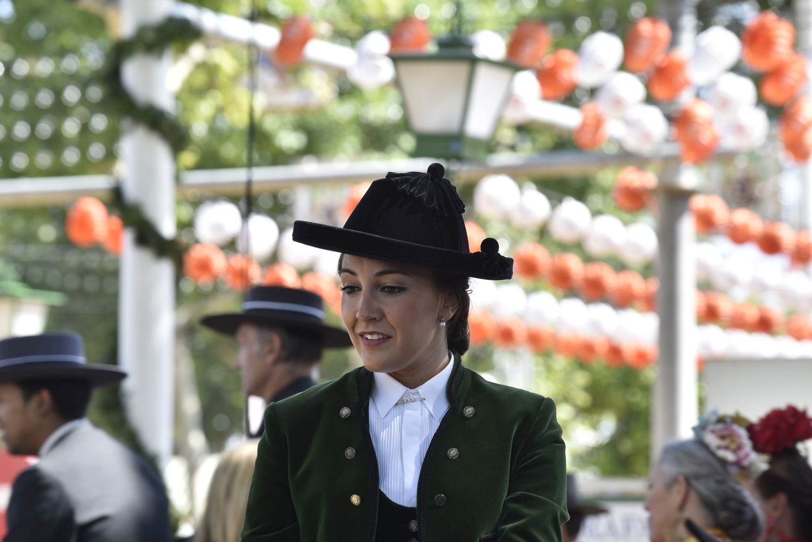 Ambiente en la feria de abril
