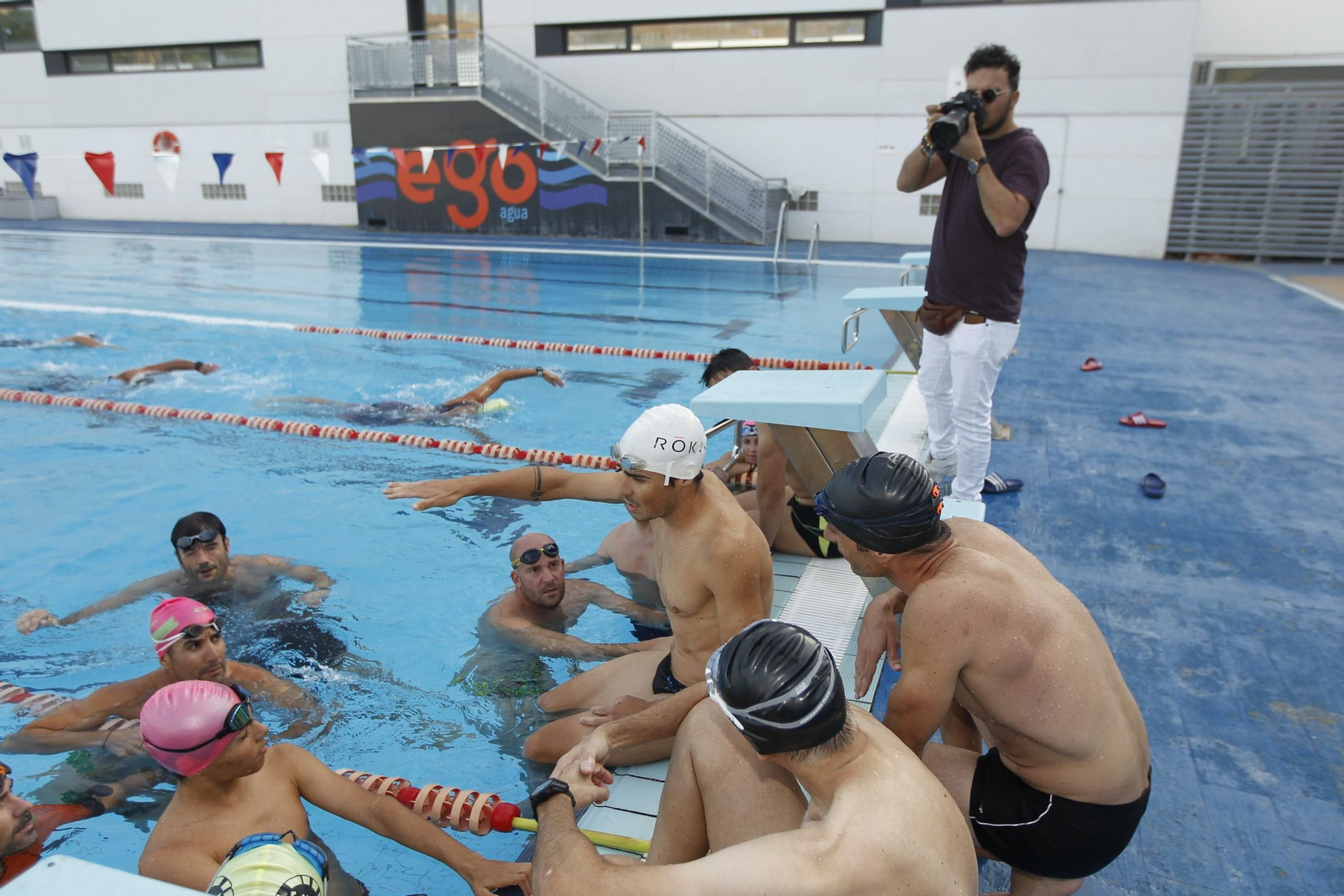 Fotogalería triatleta Javier Gómez Noya en Almería