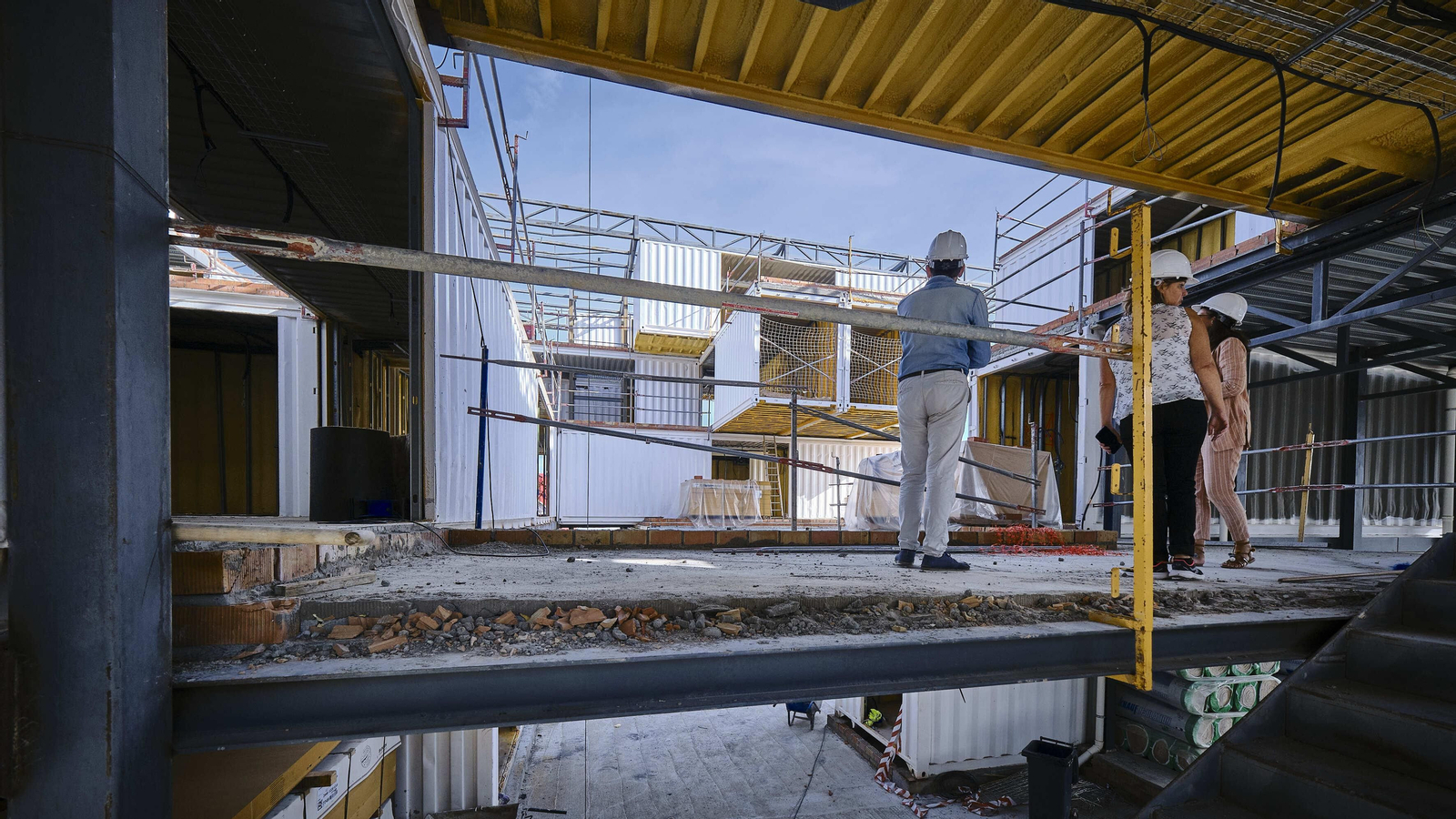 Obras del proyecto Incubazul.